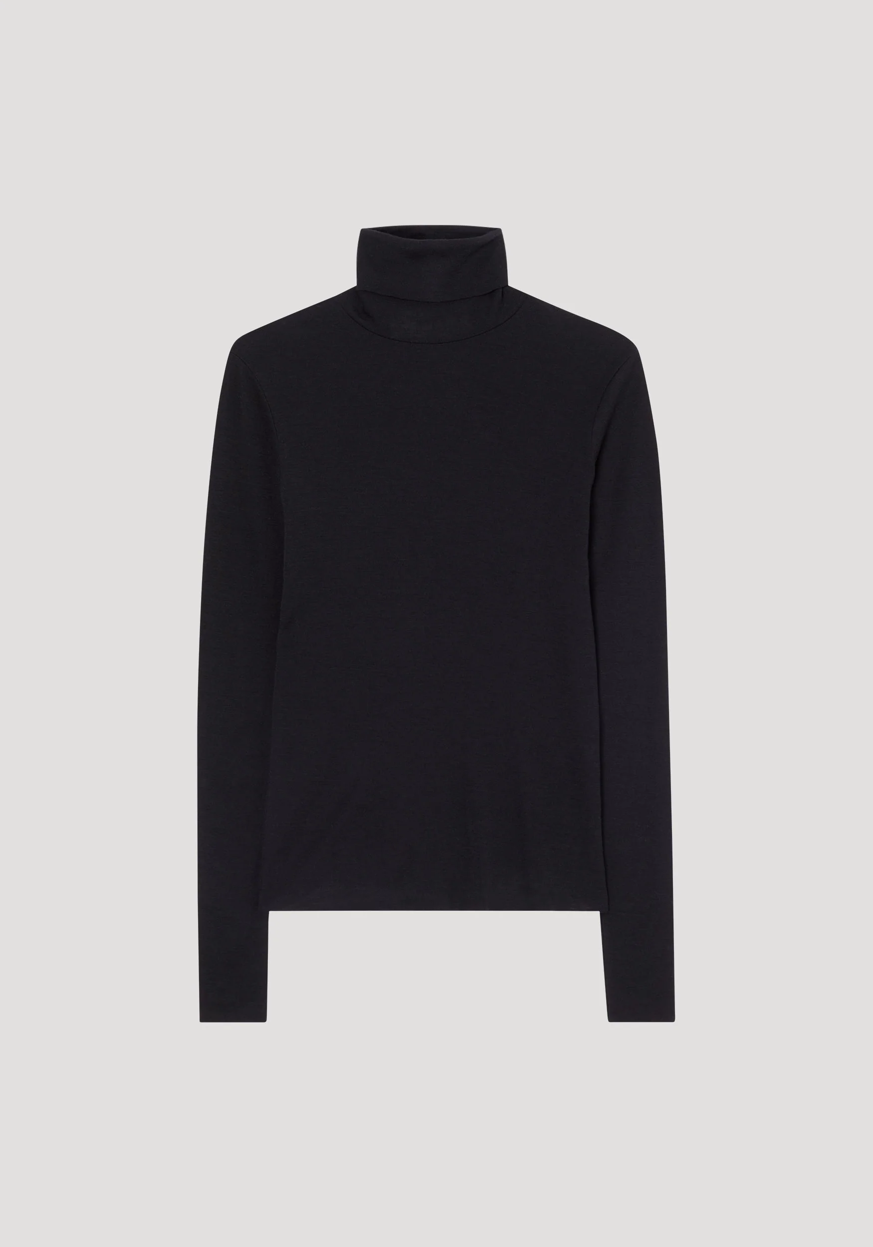 ROHE - Fine merino turtleneck | black - Image 5