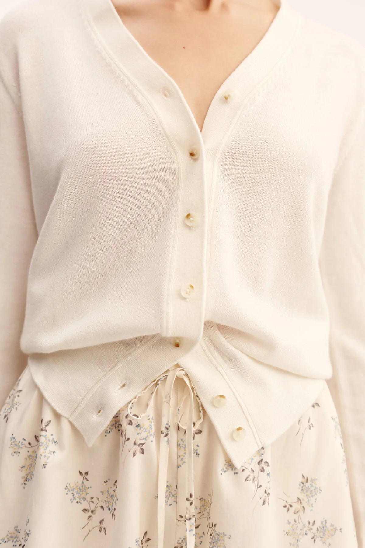 Posse - FINLEY CARDIGAN - CREAM - Image 7