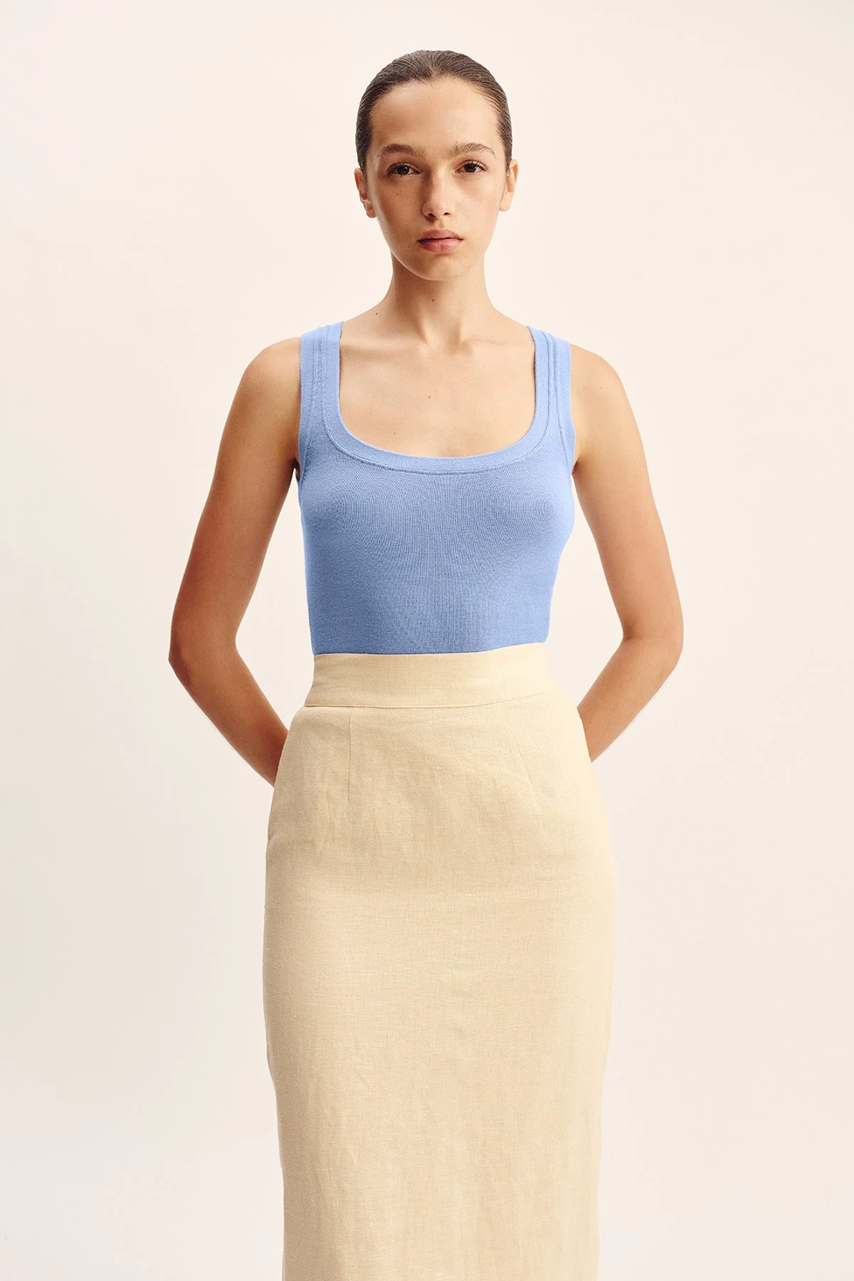 Posse - FINLEY SINGLET - BLUE - Image 4