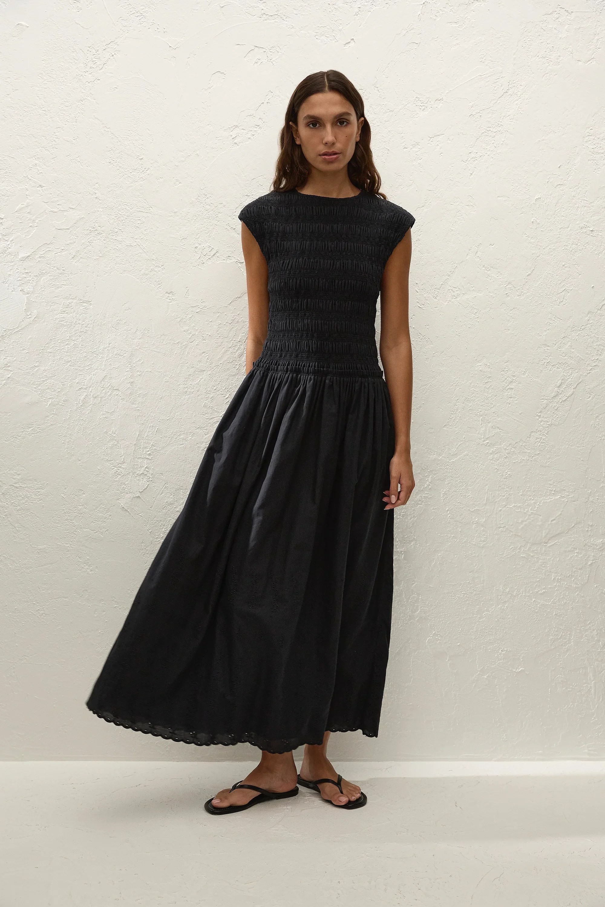 Faithfull - Flavia Maxi Dress Julyeta Broderie Black