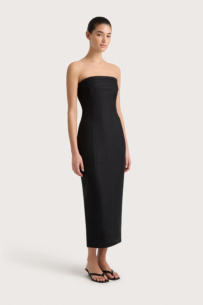 Faithfull - Fleuri Midi Dress Black - Final Sale - Image 3