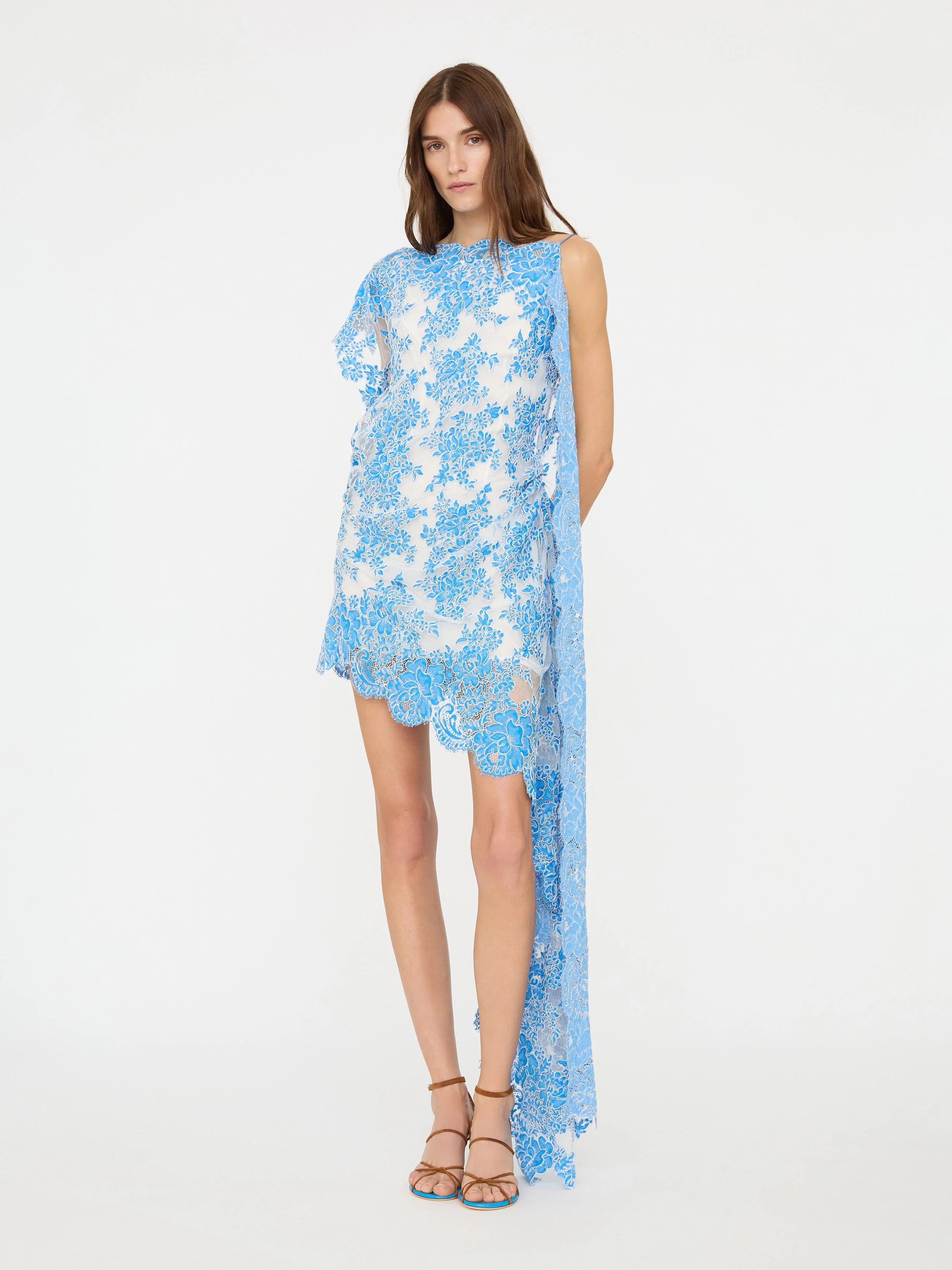Christopher Esber - Floating Lace Mini Dress - Image 3