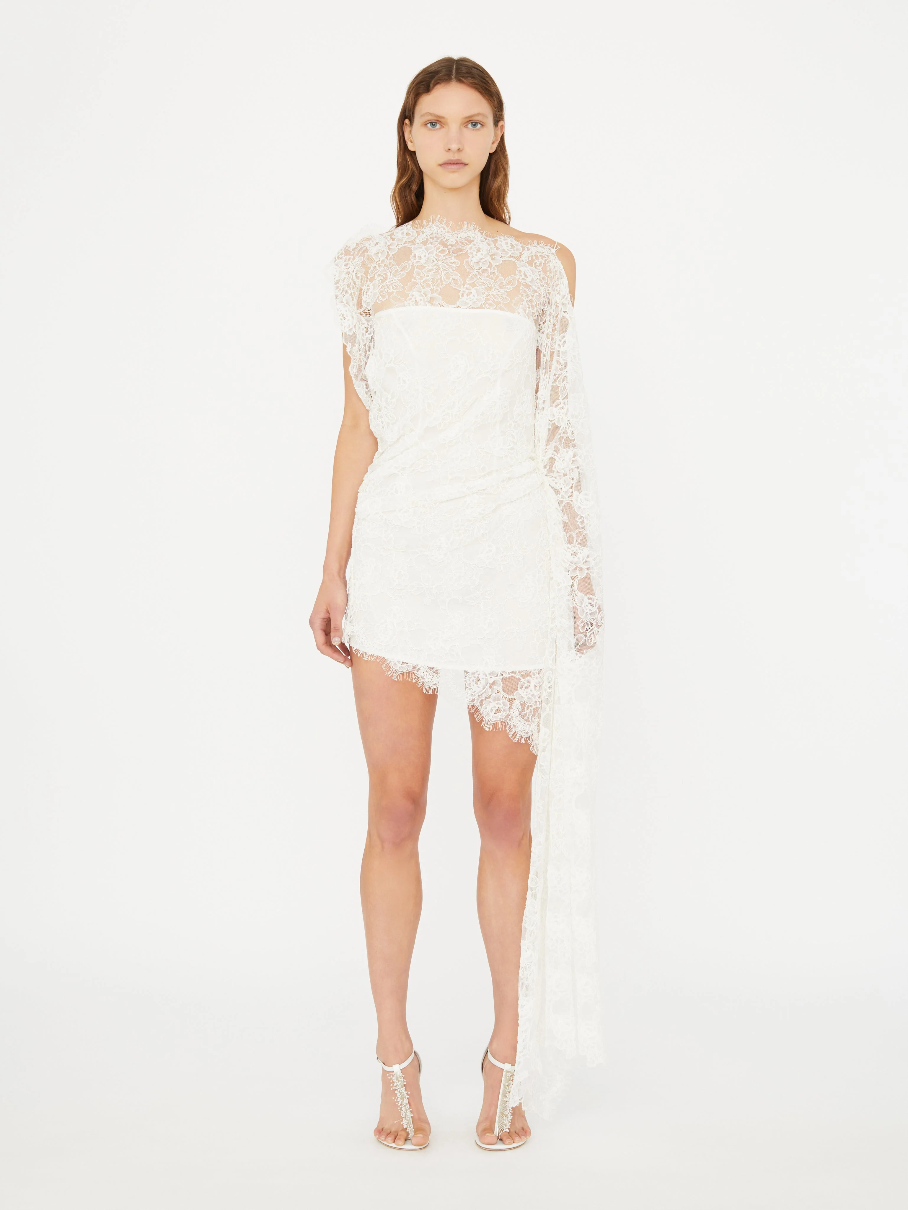 Christopher Esber - Floating Lace Mini Dress