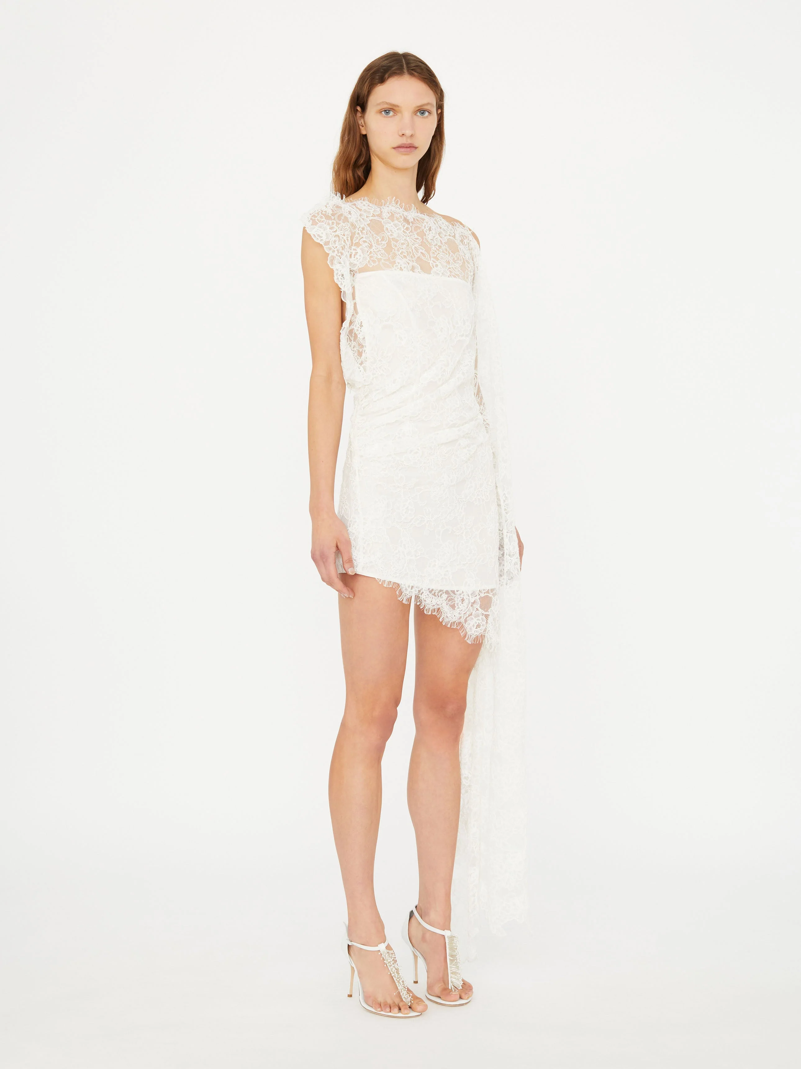Christopher Esber - Floating Lace Mini Dress - Image 2