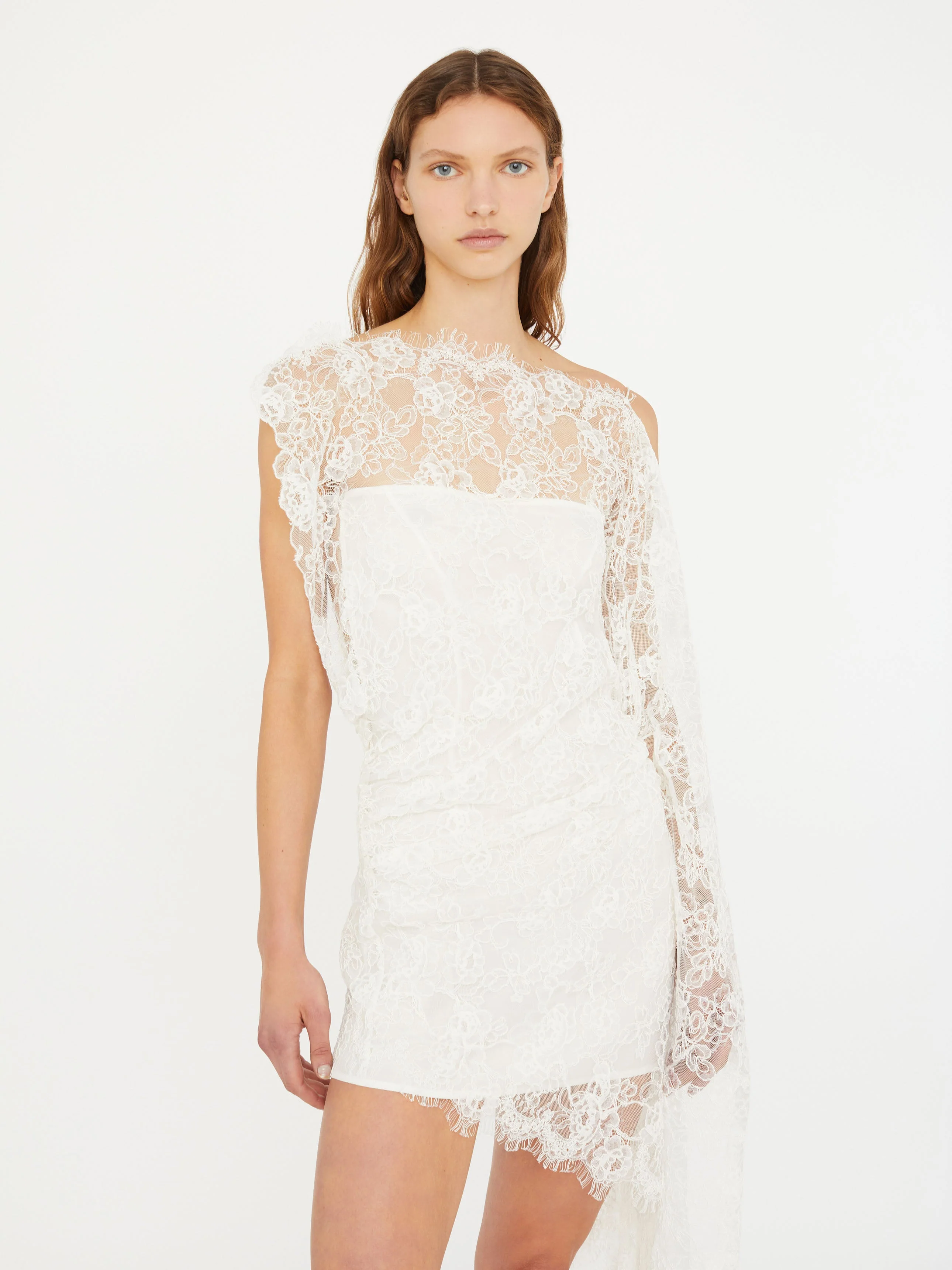 Christopher Esber - Floating Lace Mini Dress - Image 4