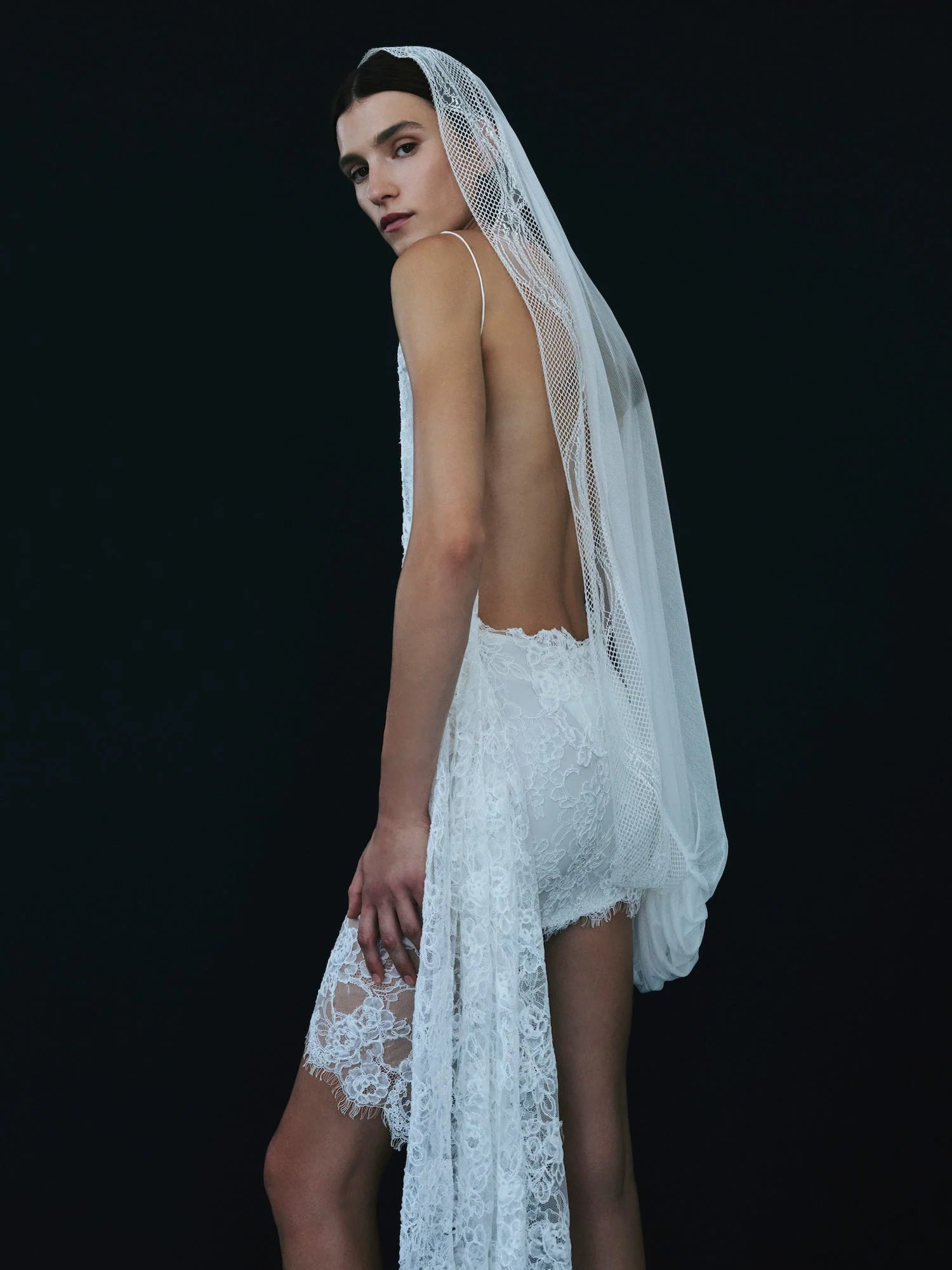 Christopher Esber - Floating Lace Mini Dress - Image 6