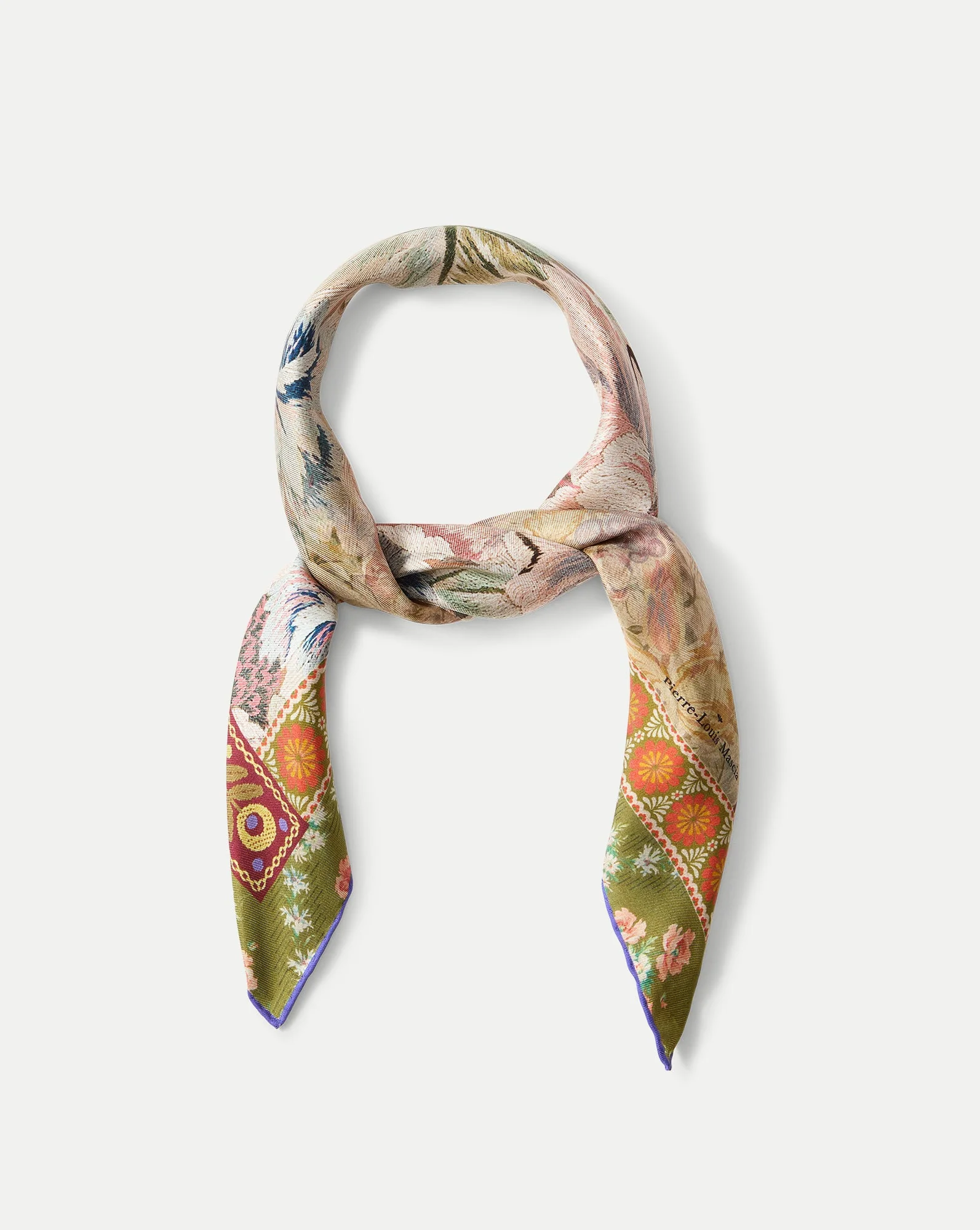Veronica Beard - Floral Bandana Silk Scarf