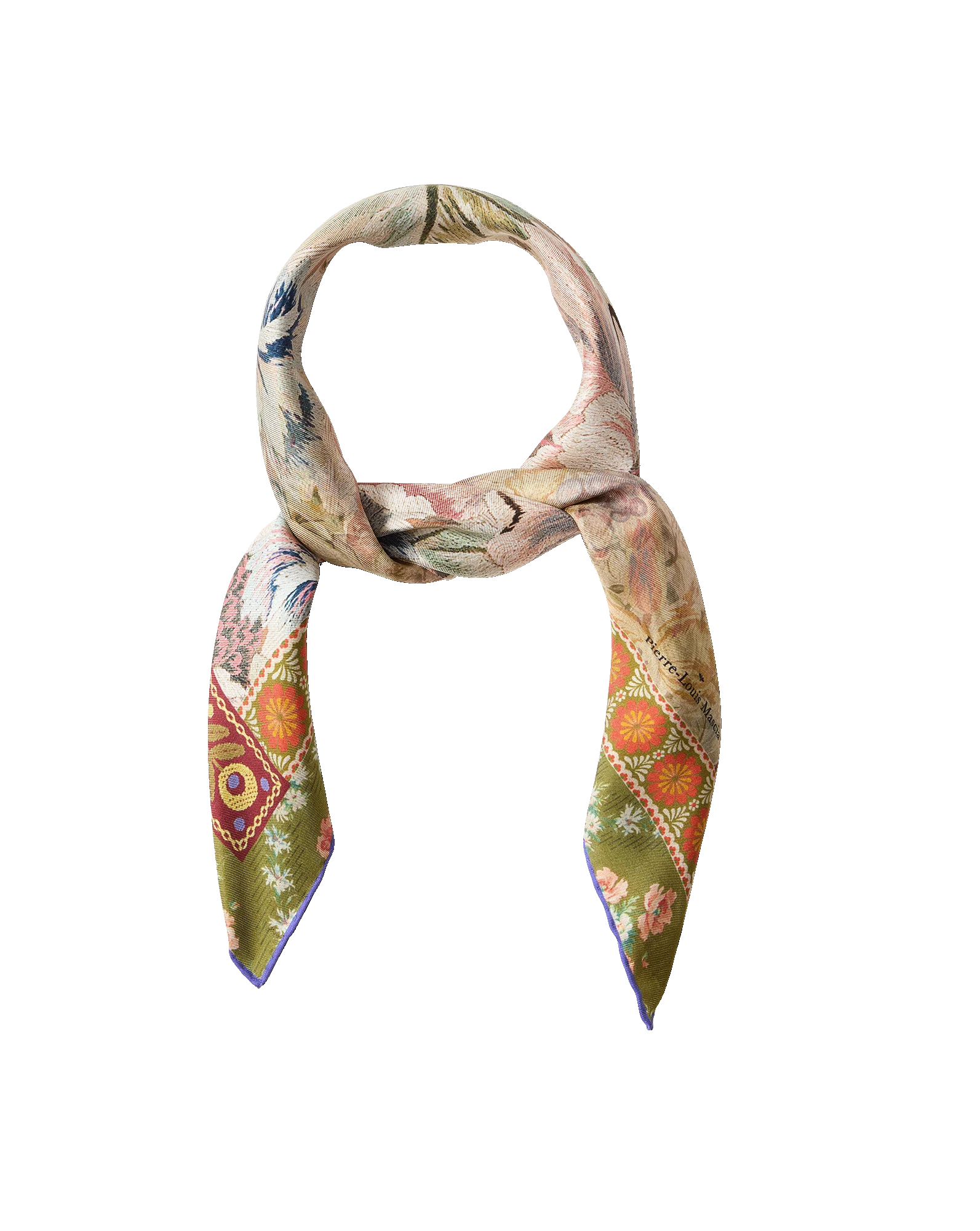 Veronica Beard - Floral Bandana Silk Scarf - Image 4