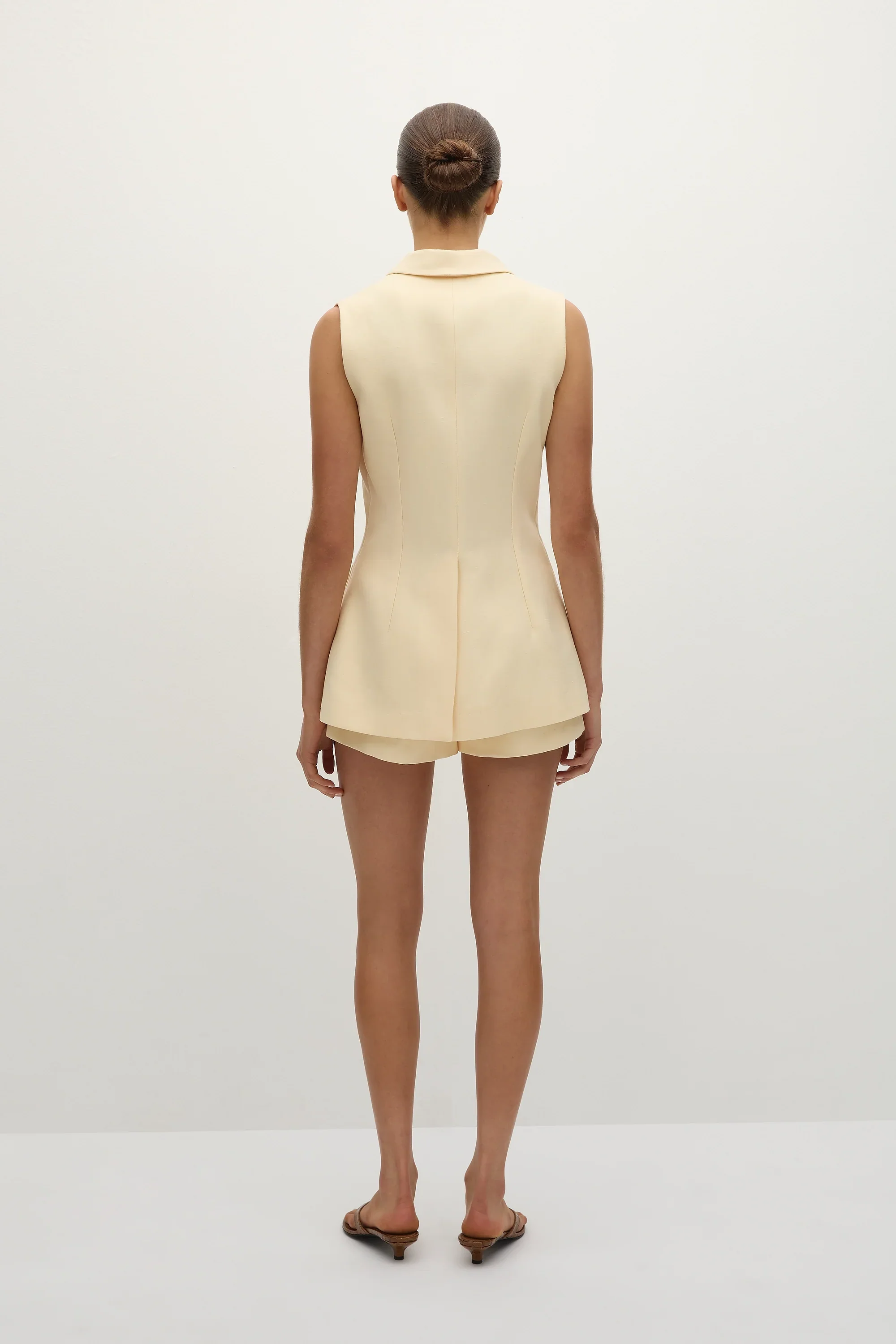 Faithfull - Florine Mini Shorts Butter - Final Sale - Image 4