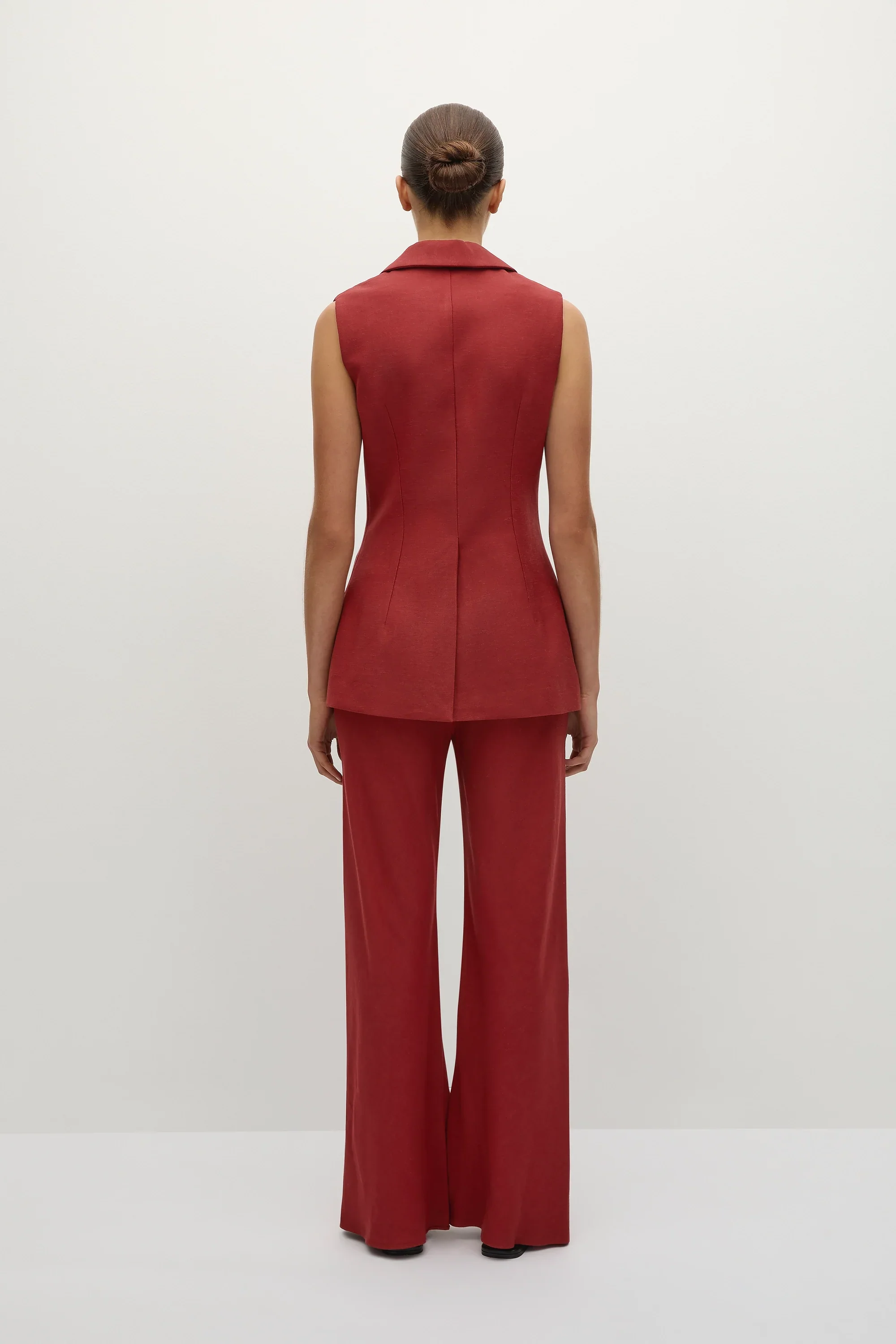 Faithfull - Florine Pant Deep Red - Final Sale - Image 4