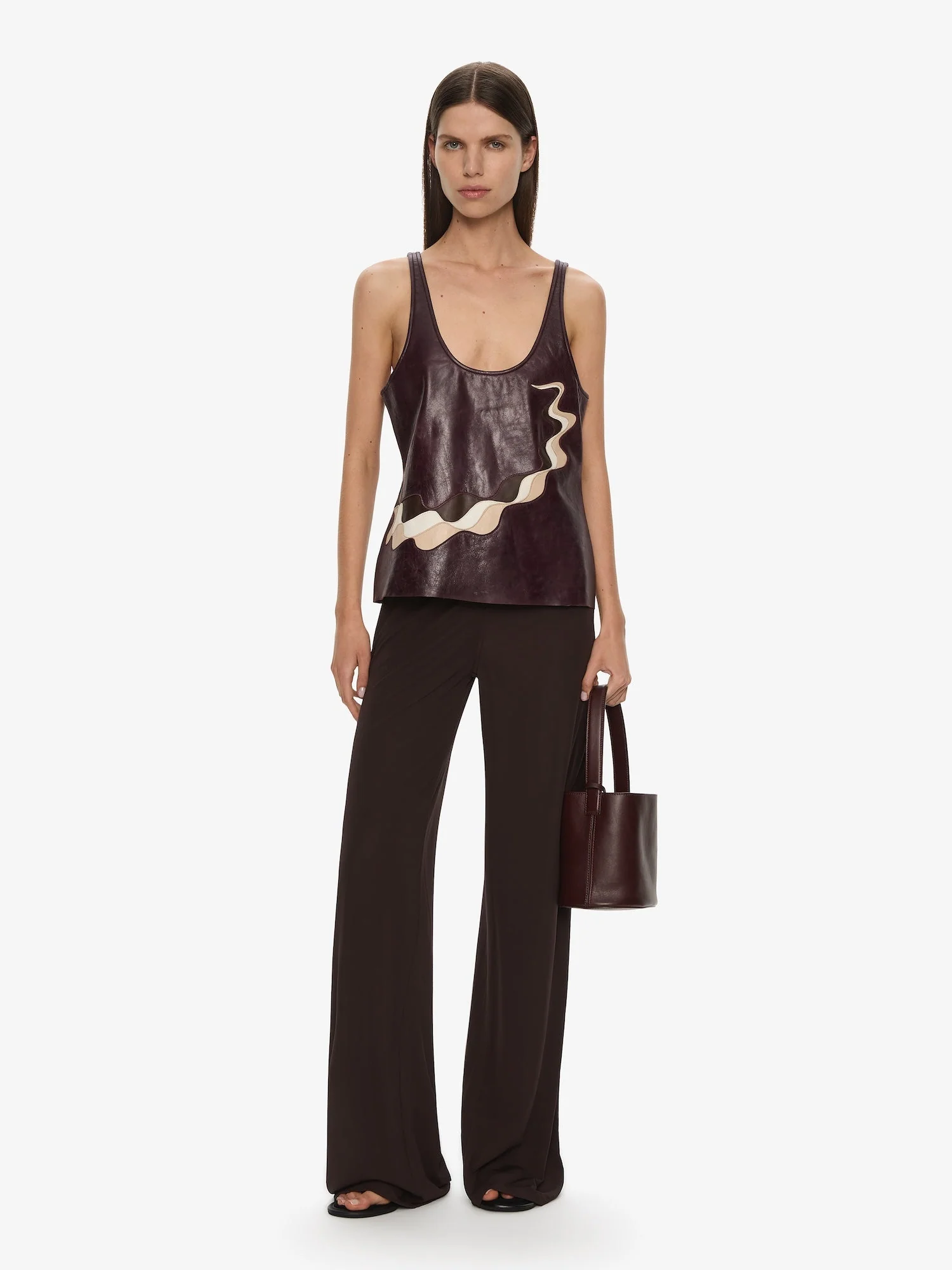 Christopher Esber - Fragment Leather Tank - Image 2