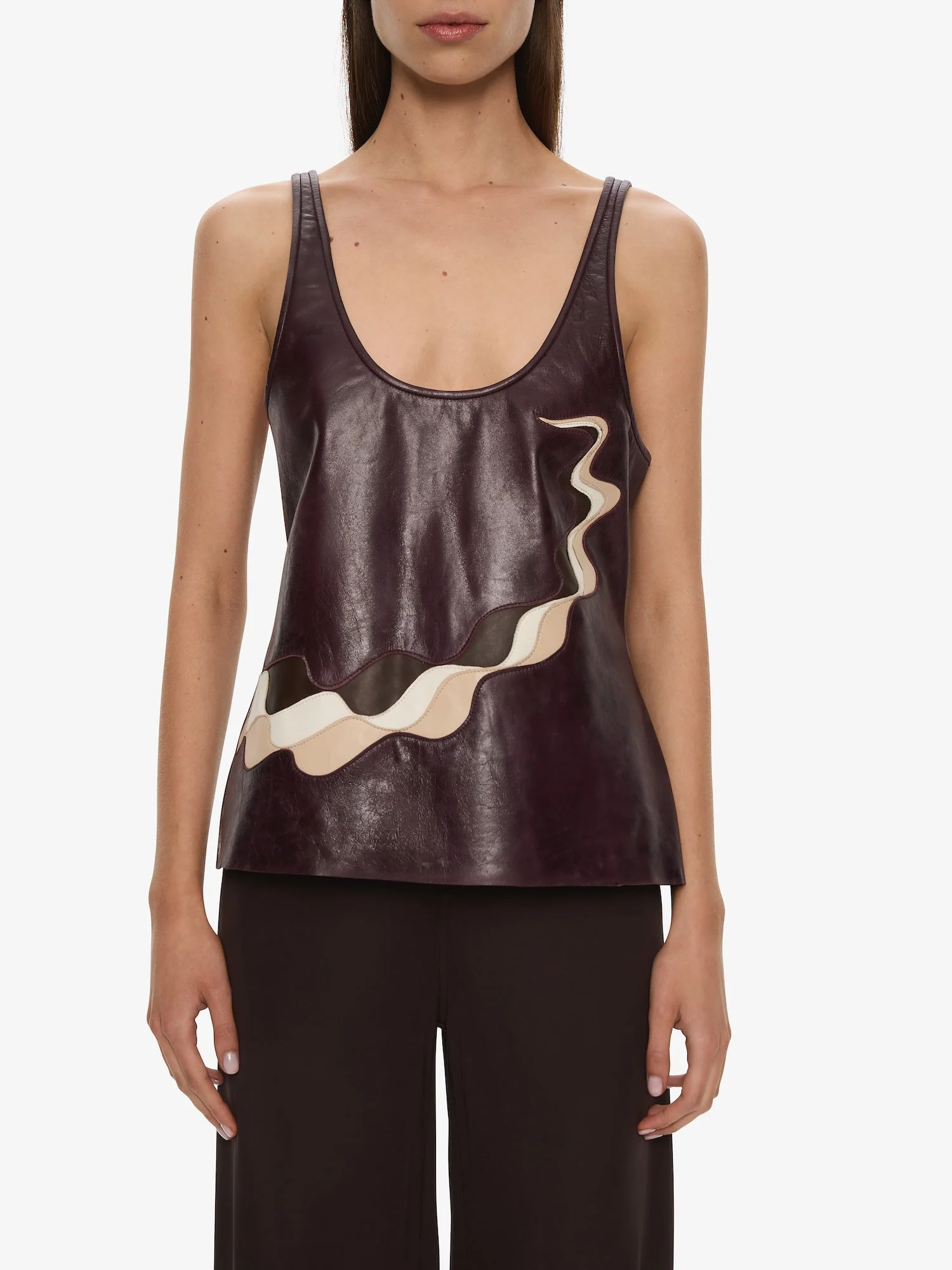 Christopher Esber - Fragment Leather Tank - Image 5