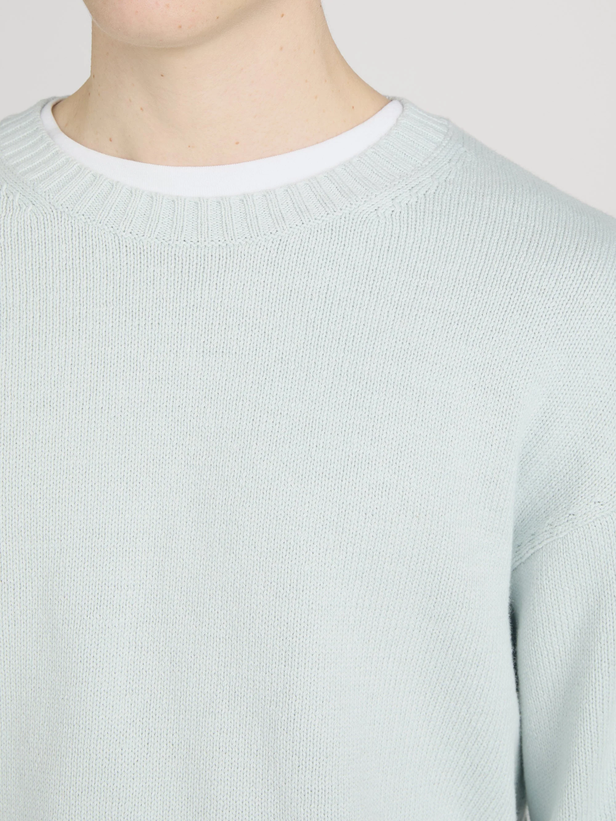 FRAME - Cotton Silk Crewneck Sweater - Image 4