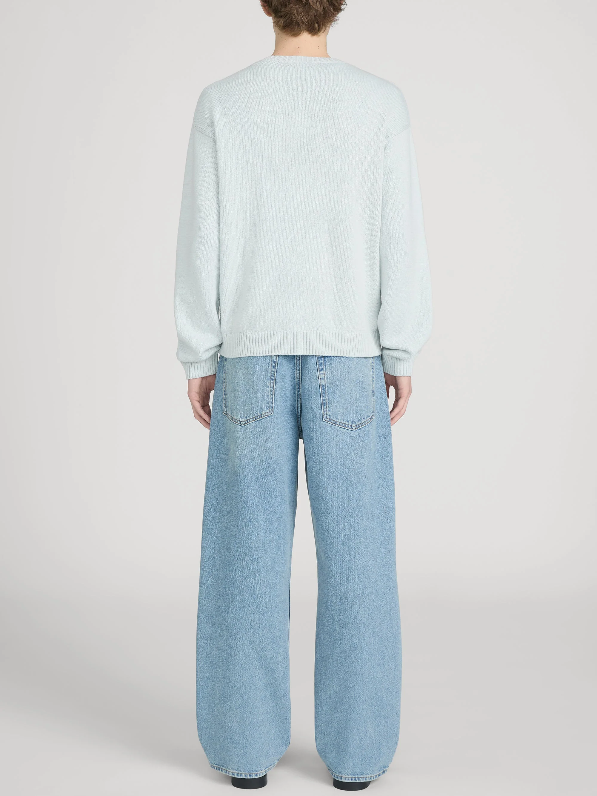 FRAME - Cotton Silk Crewneck Sweater - Image 6