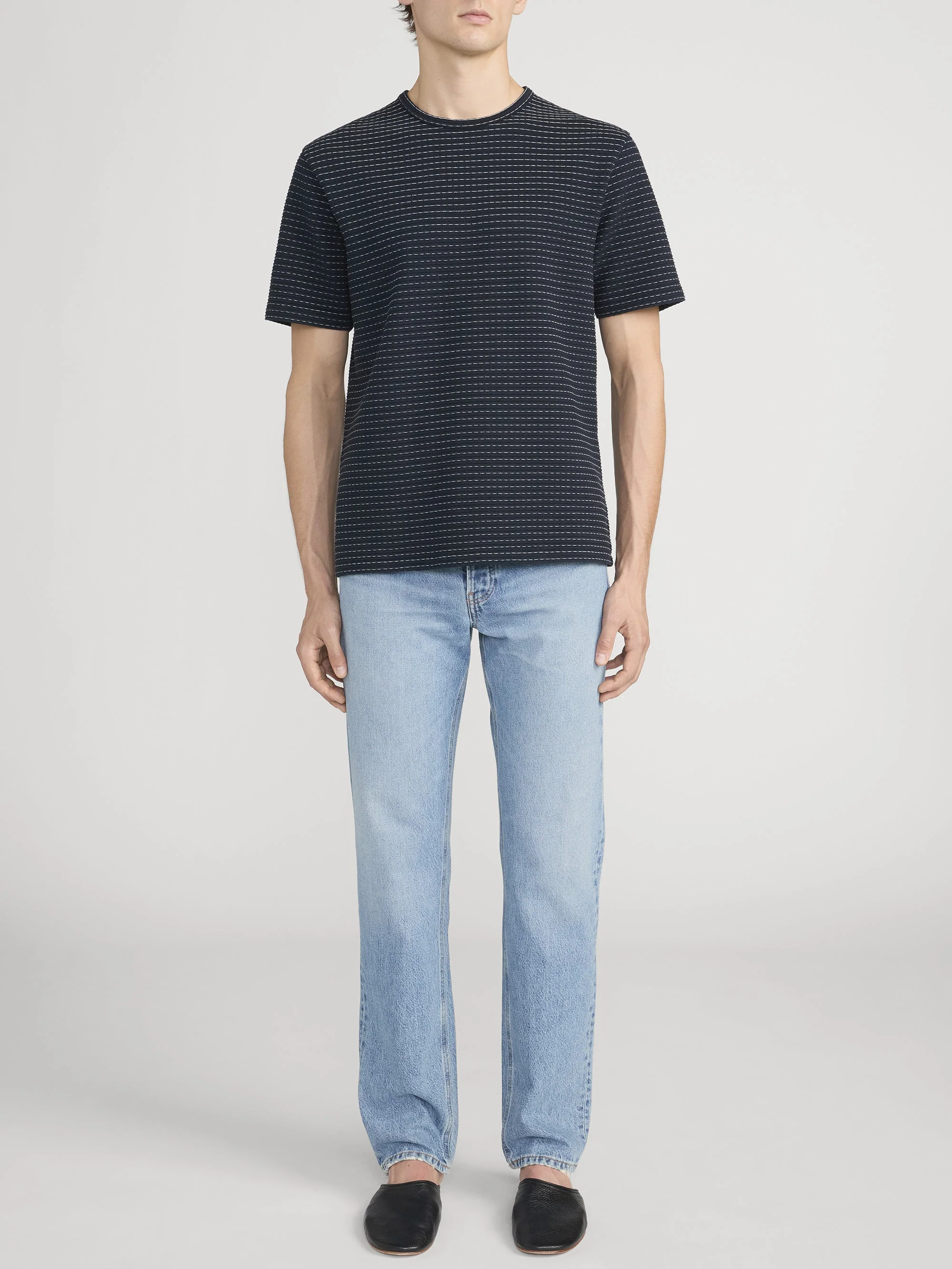 FRAME - Jacquard Stripe Tee - Image 2