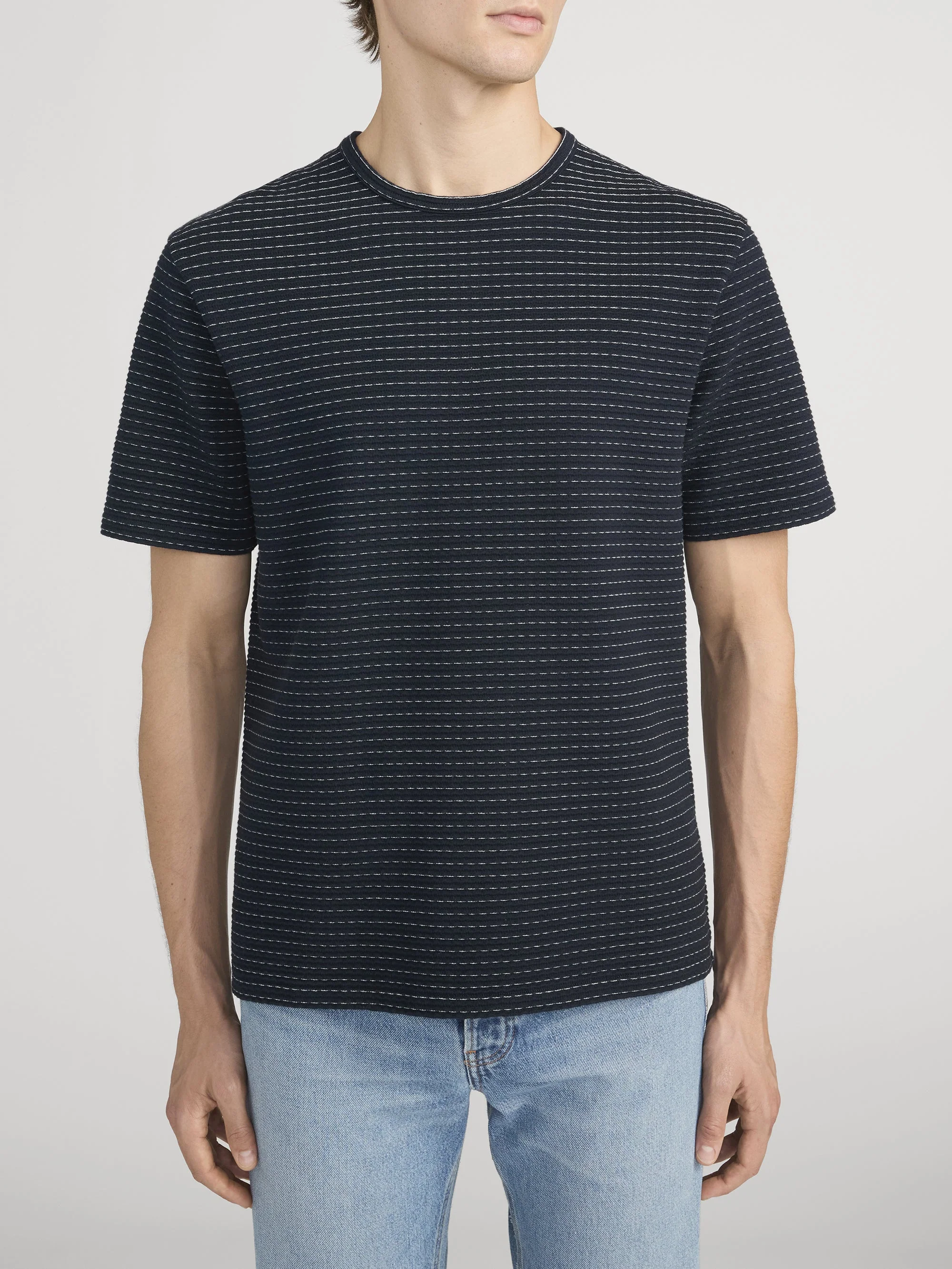 FRAME - Jacquard Stripe Tee - Image 3