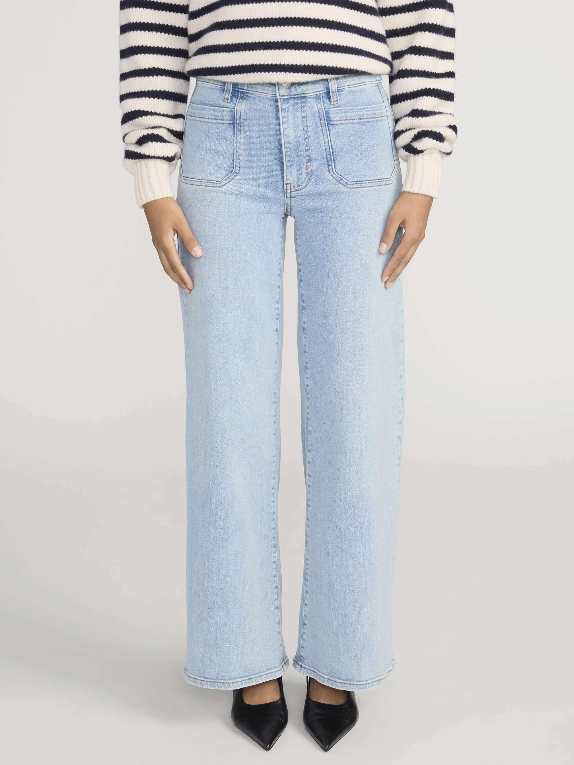 FRAME - Le Pixie Slim Palazzo Modernist Pocket - Image 3