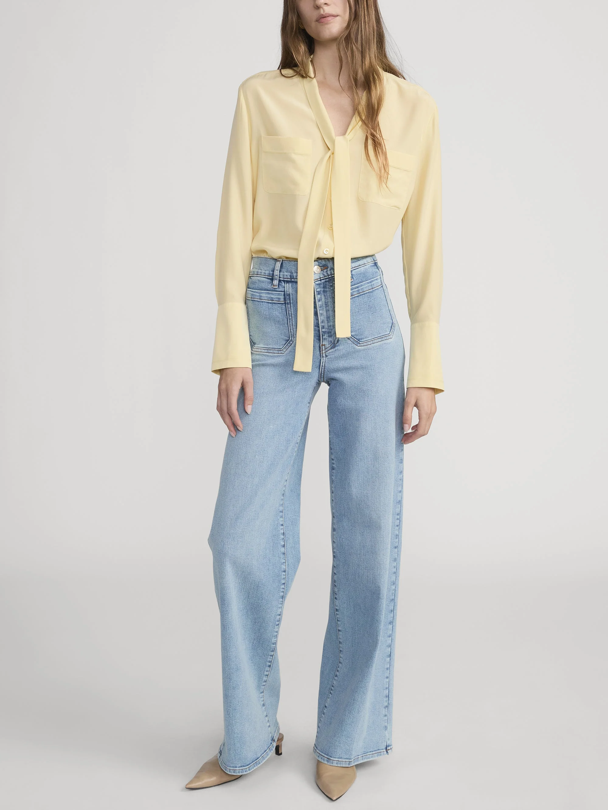 FRAME - Le Slim Palazzo Modernist Pocket - Image 2
