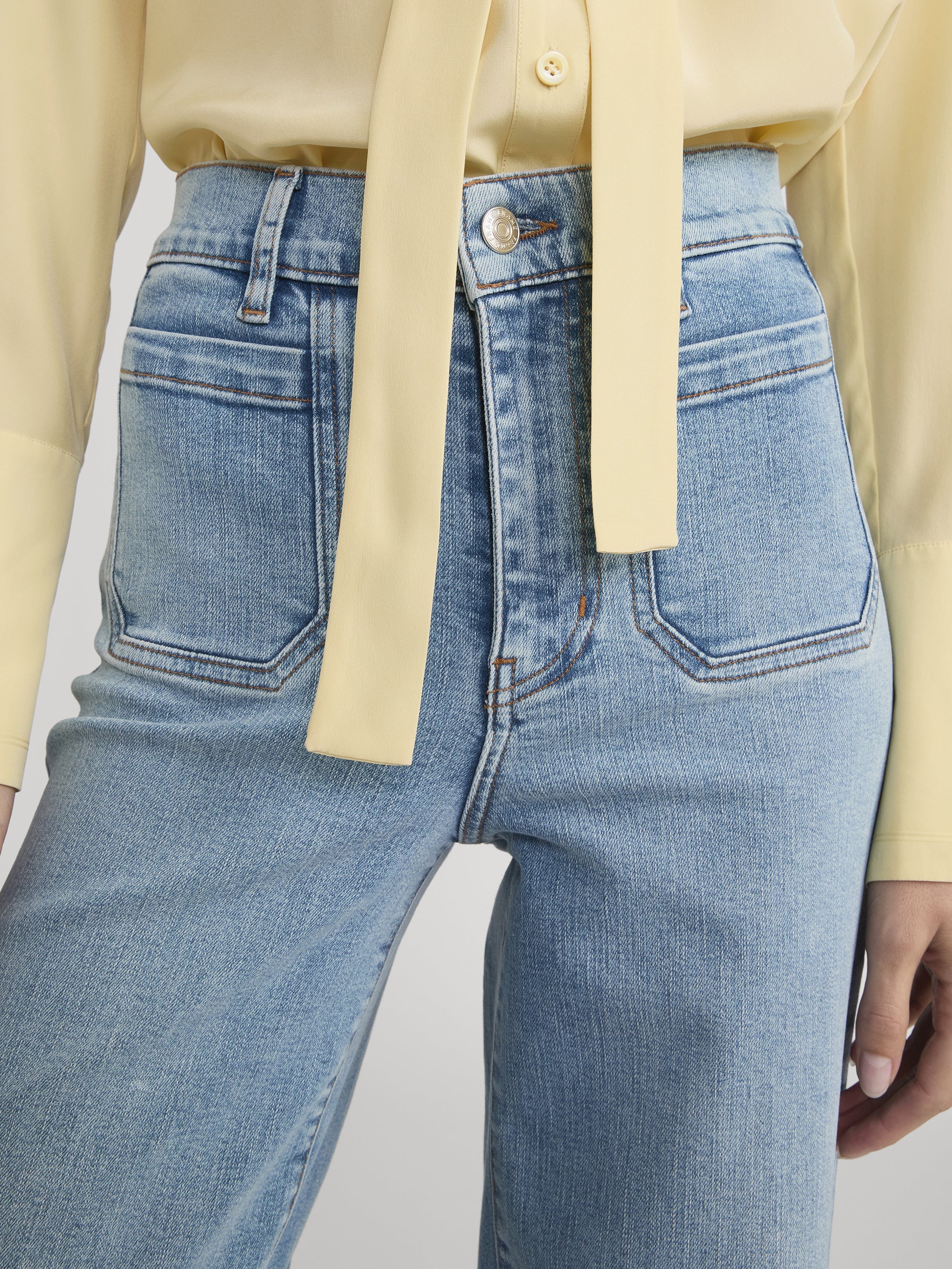 FRAME - Le Slim Palazzo Modernist Pocket - Image 4