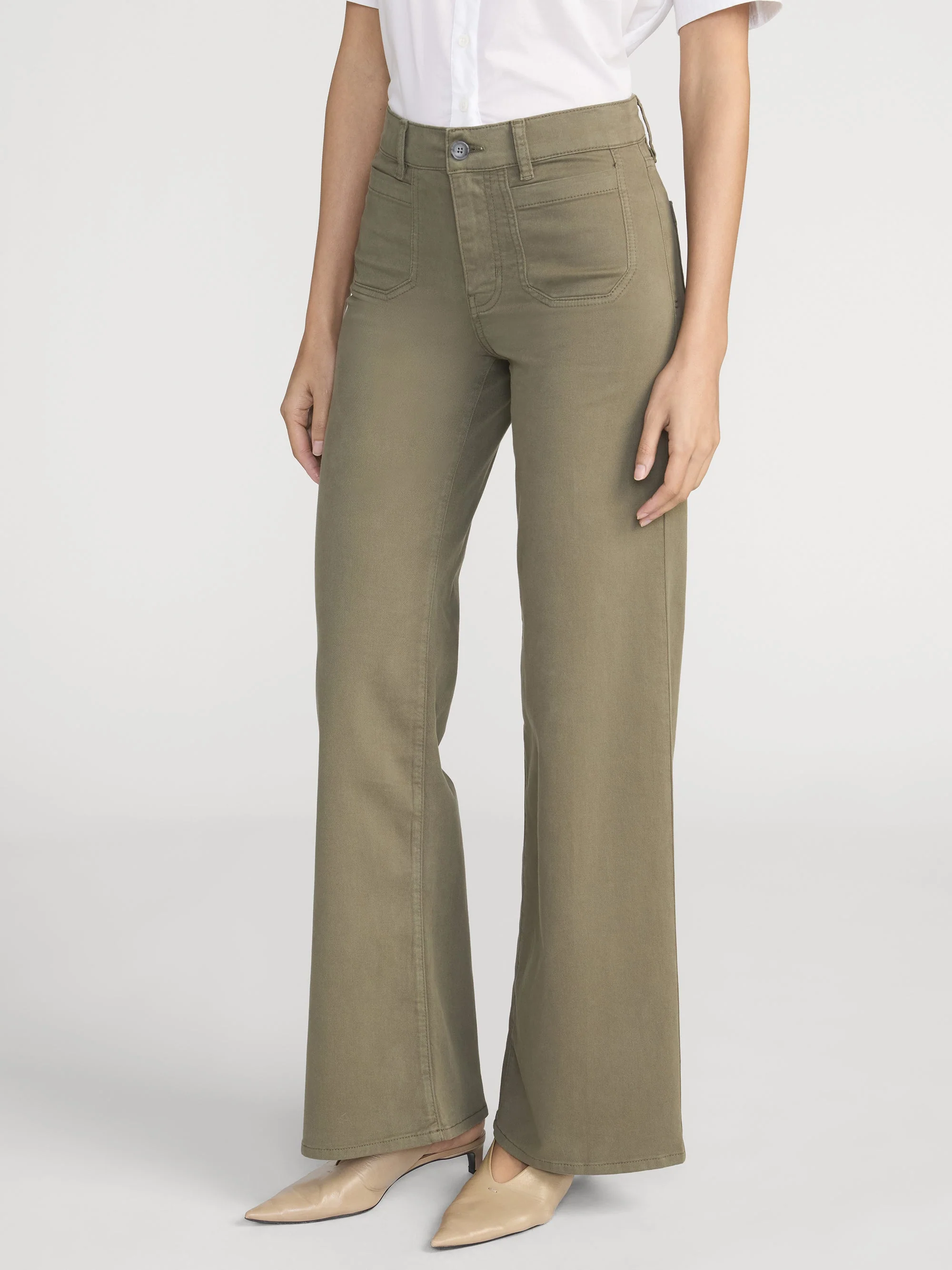 FRAME - Le Slim Palazzo Modernist Pocket - Image 4