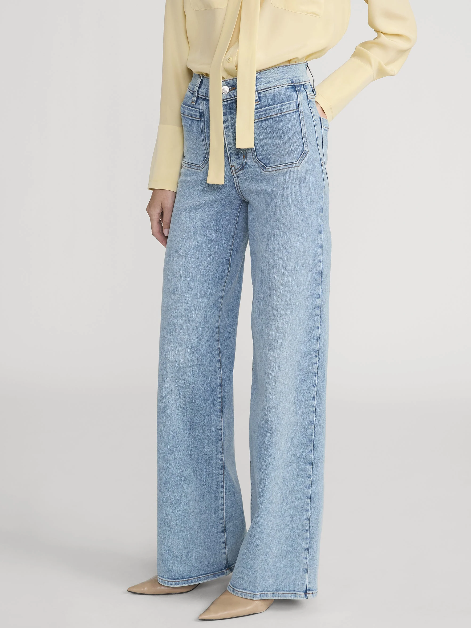 FRAME - Le Slim Palazzo Modernist Pocket - Image 5