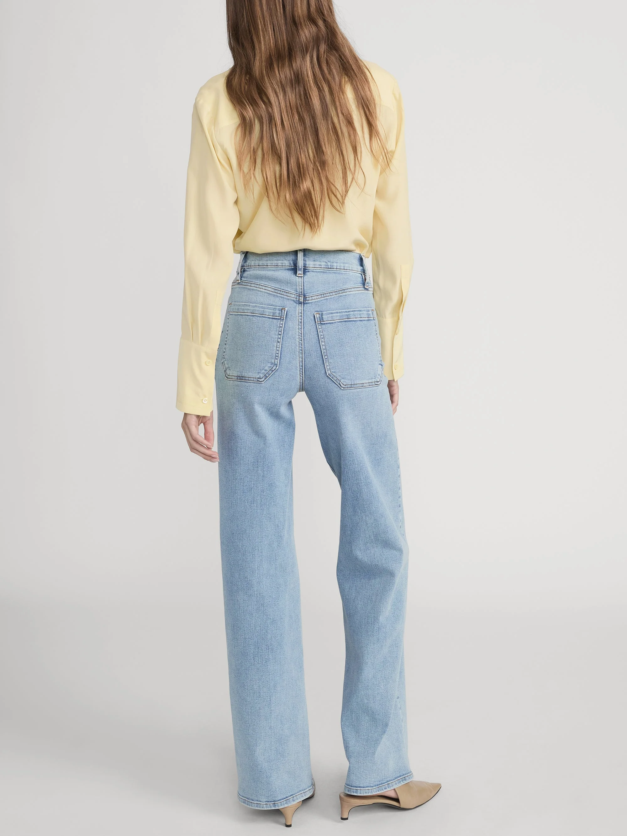 FRAME - Le Slim Palazzo Modernist Pocket - Image 6