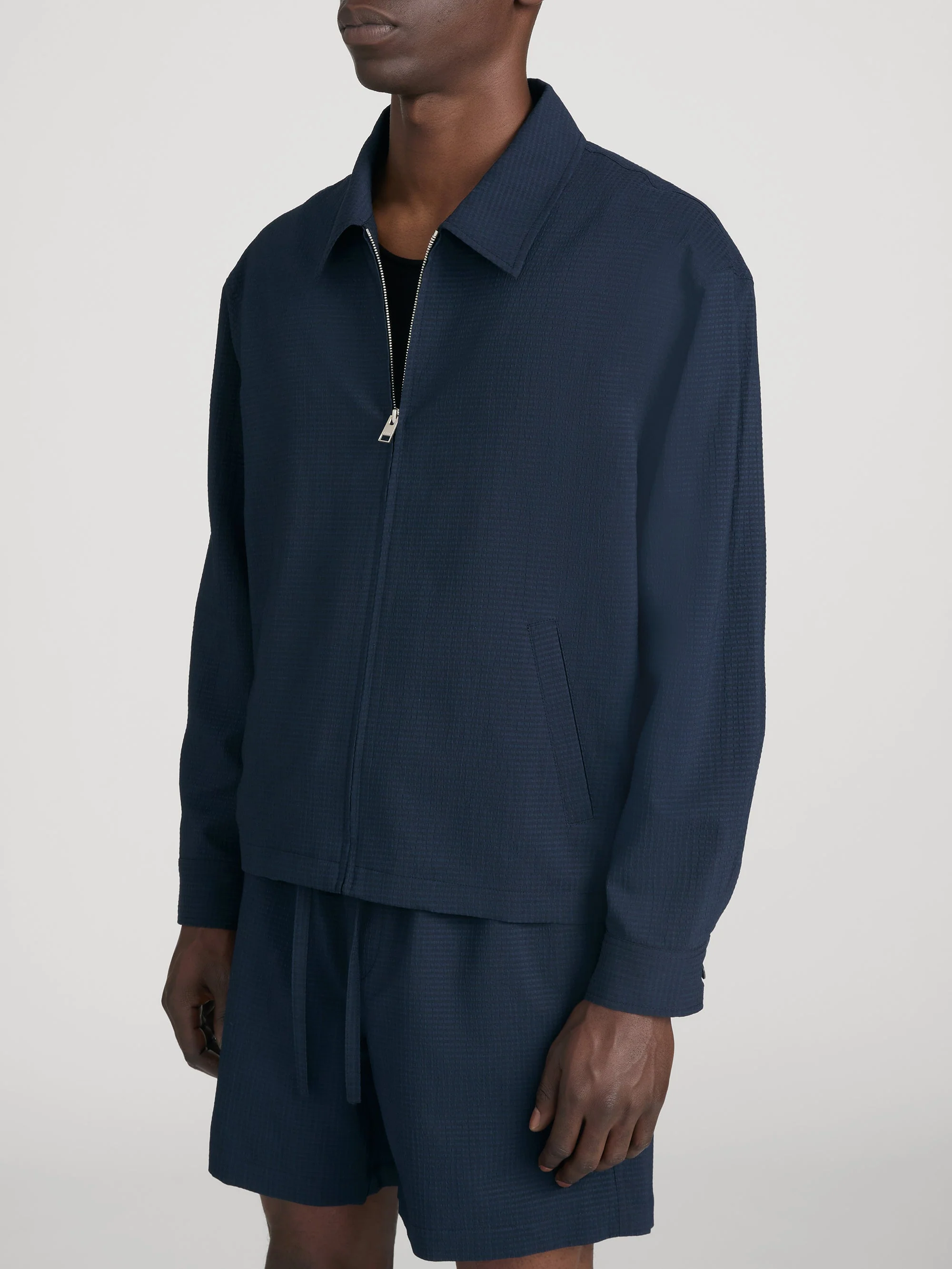 FRAME - Seersucker Blouson - Image 5
