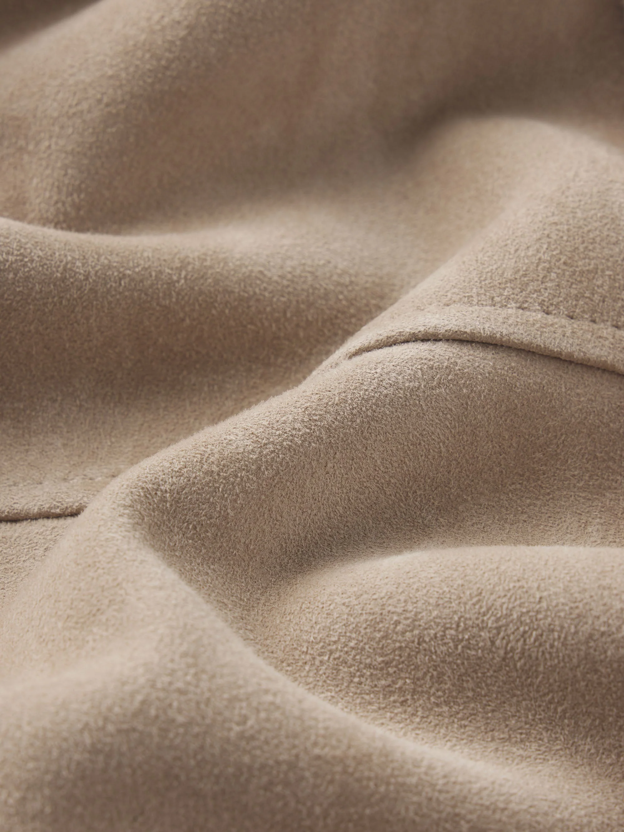 FRAME - Short Sleeve Suede Shirt - Image 7