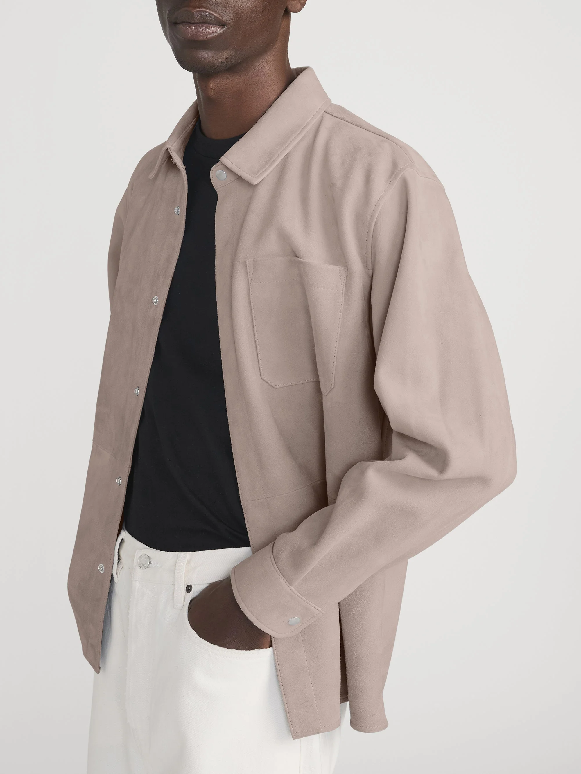 FRAME - Suede Shirt - Image 3
