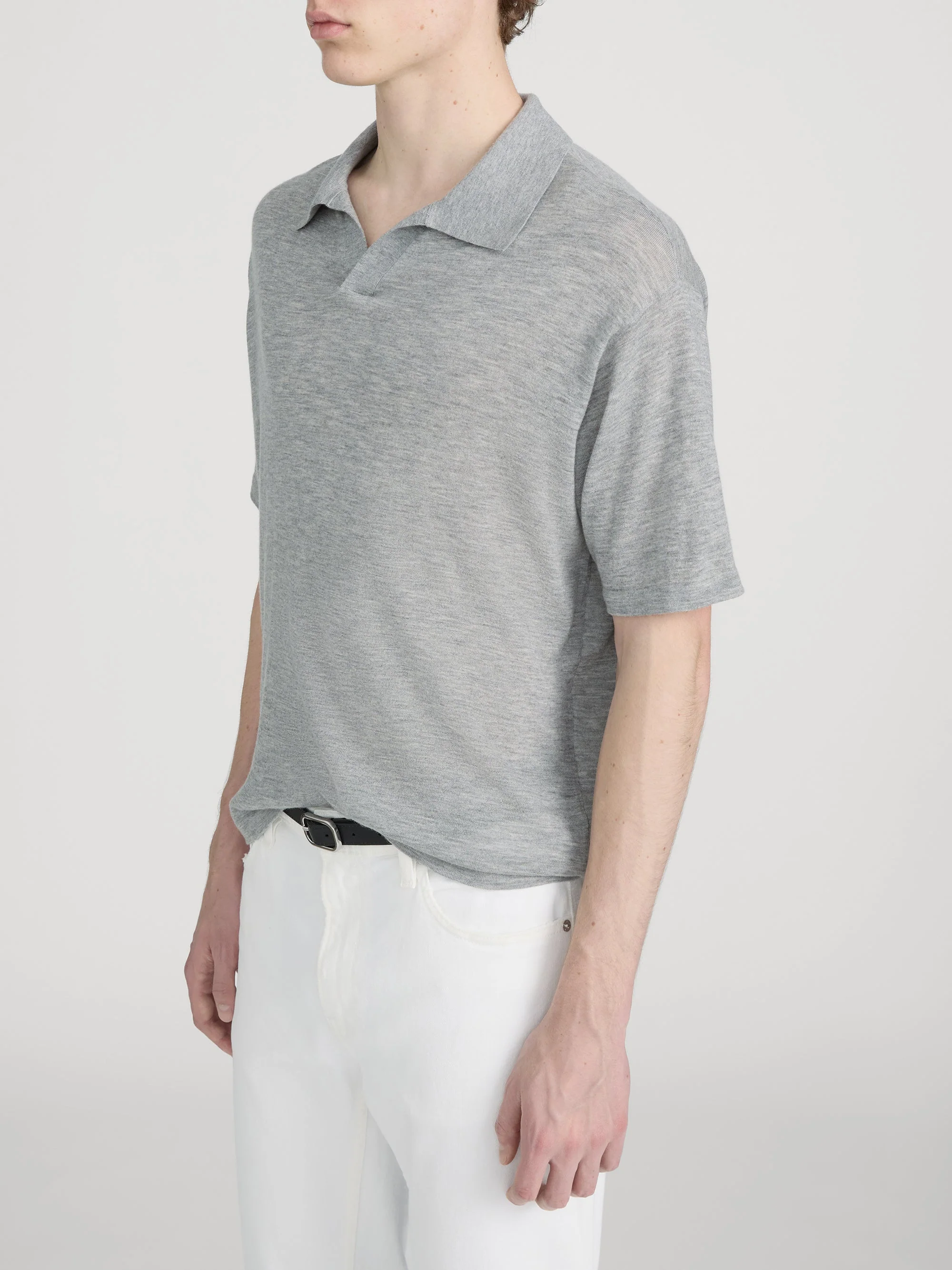 FRAME - Superfine Polo Sweater - Image 4