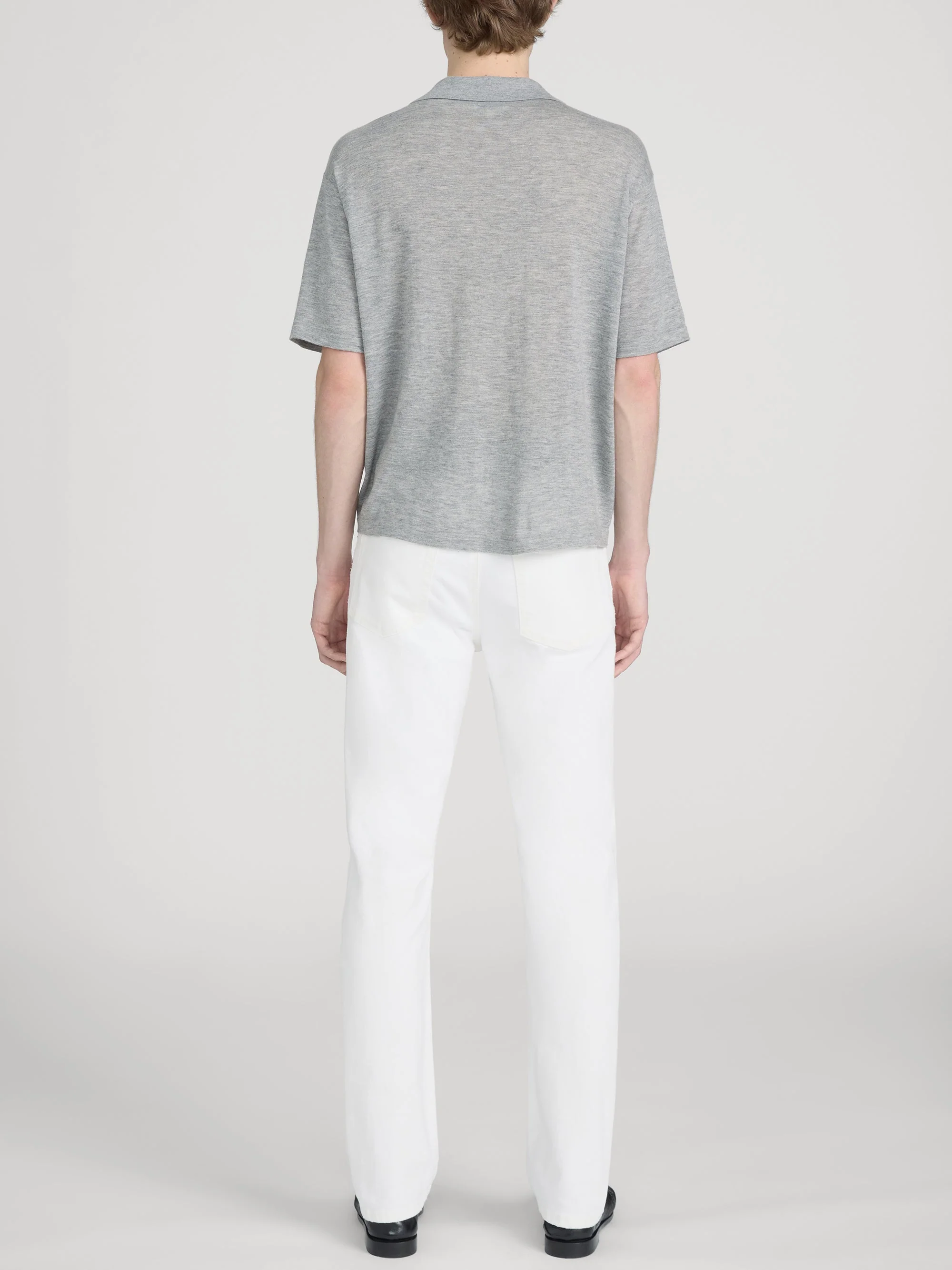 FRAME - Superfine Polo Sweater - Image 6