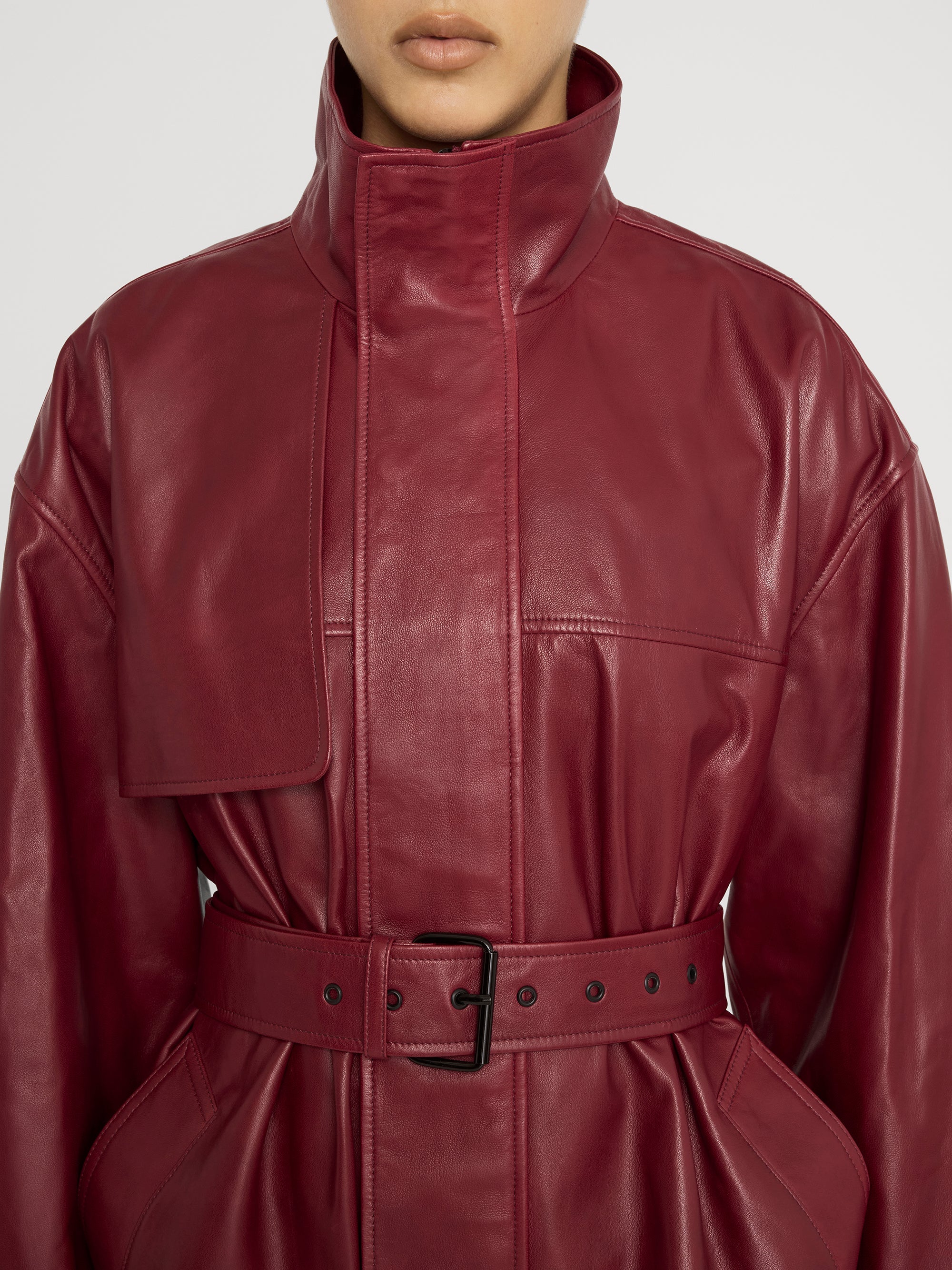 FRAME - The Alexandra Leather Trench - Image 5