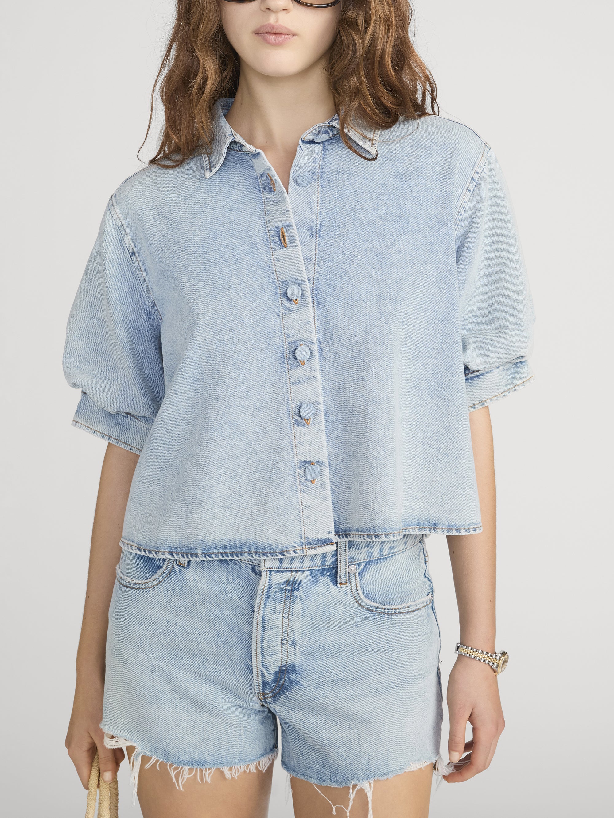 FRAME - The Billow Sleeve Shirt - Image 3