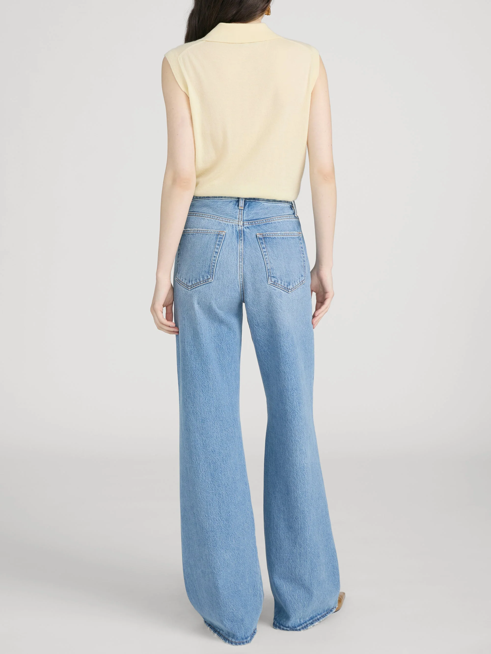 FRAME - The Cashmere Sleeveless Polo - Image 6