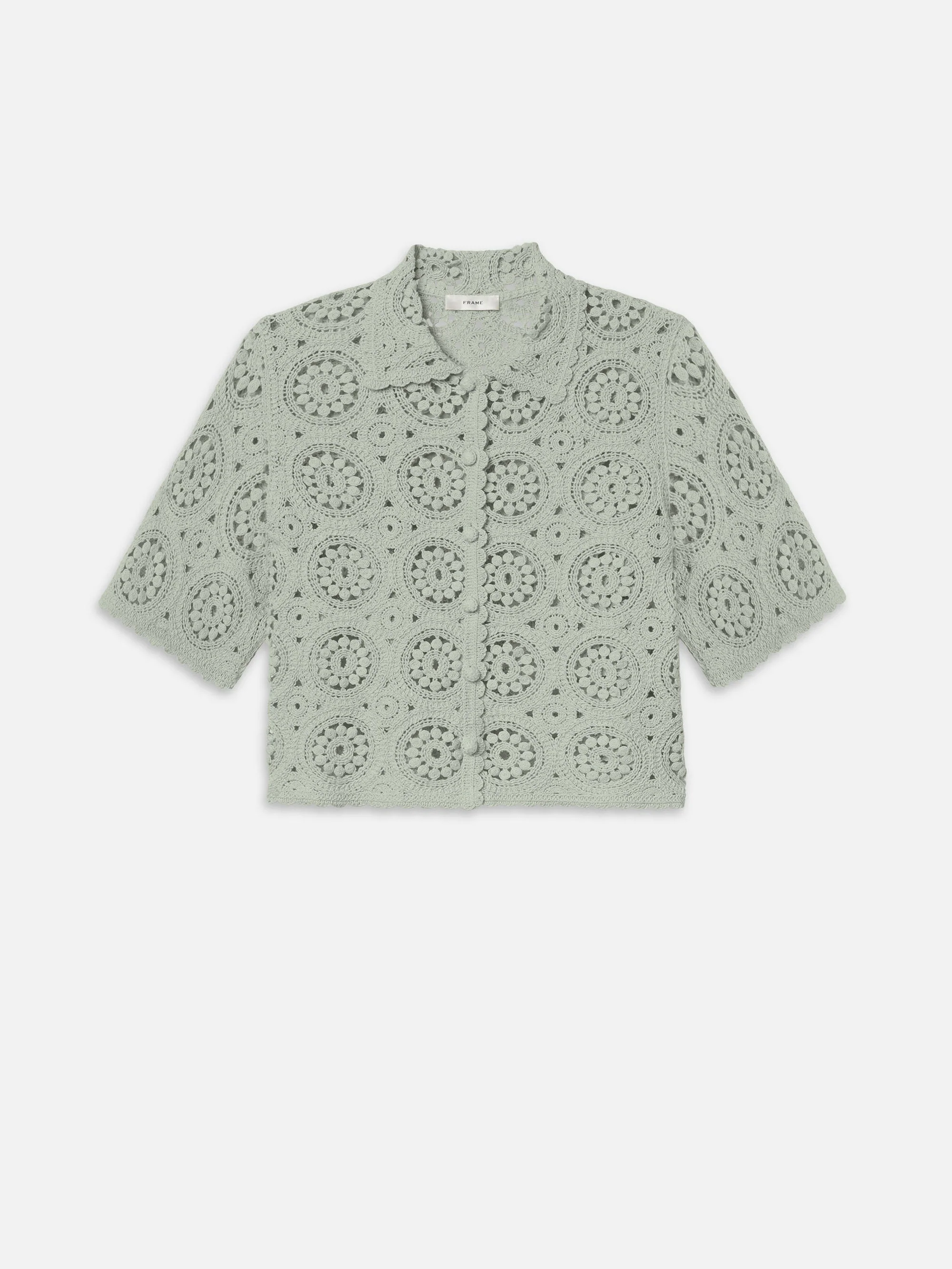 FRAME - The Crochet Boxy Top