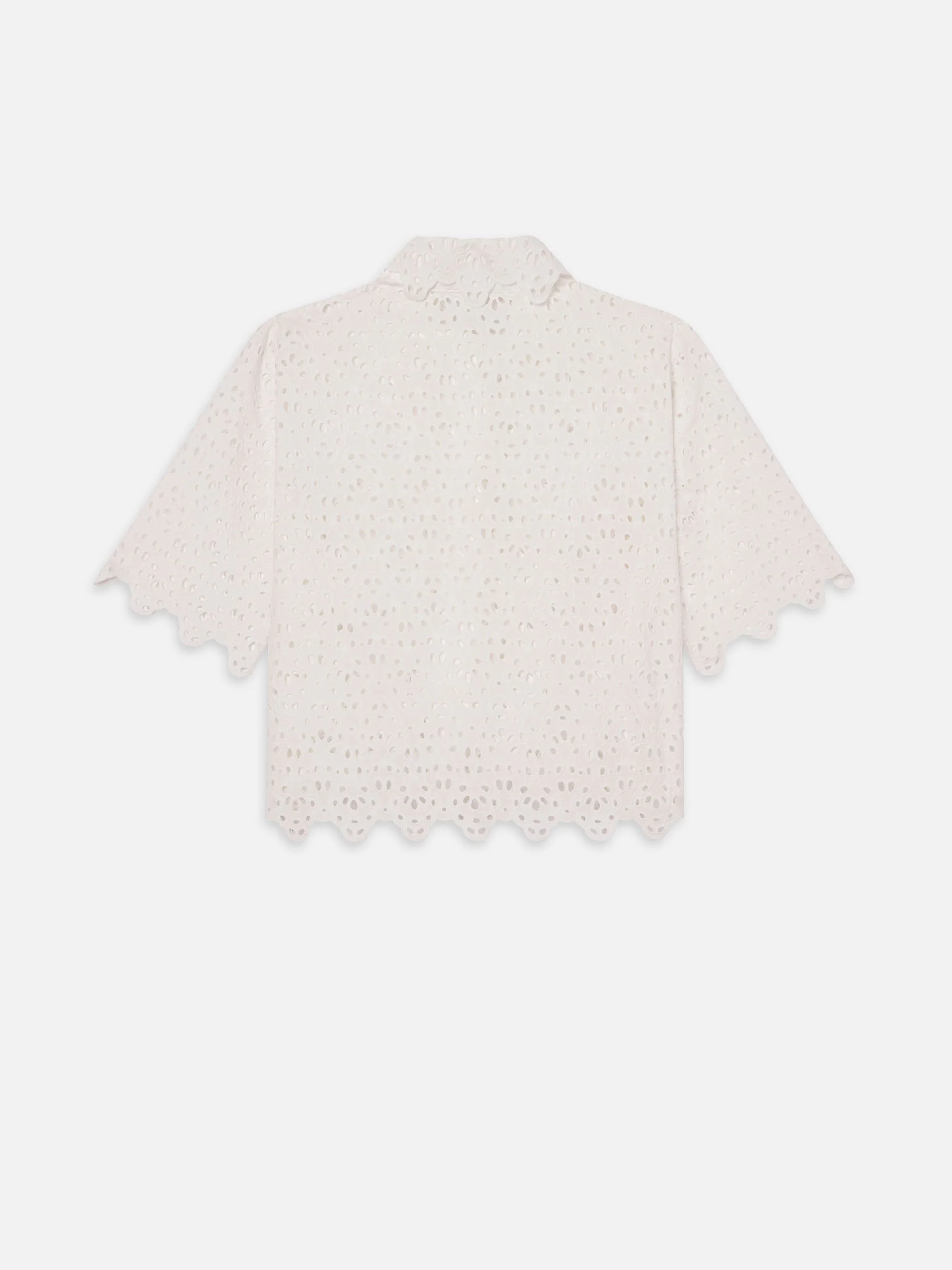 FRAME - The Deco Eyelet Top - Image 5