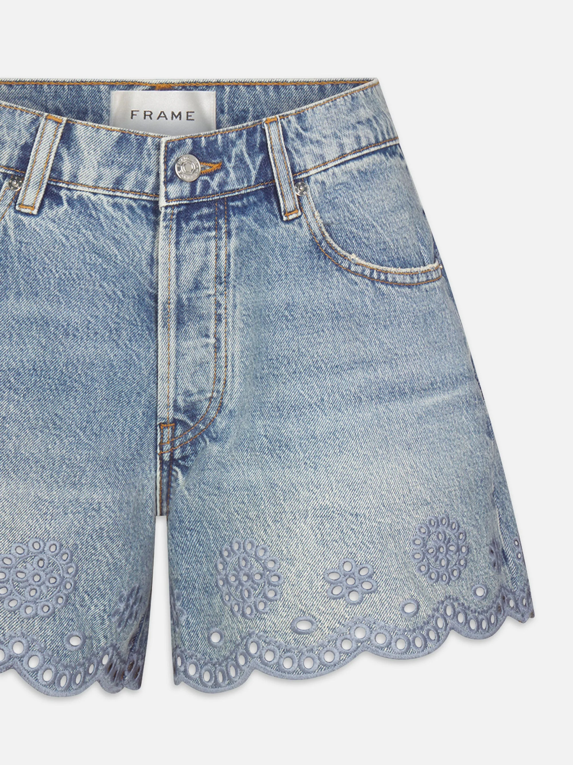 FRAME - The Eyelet Hang Short Long - Image 7