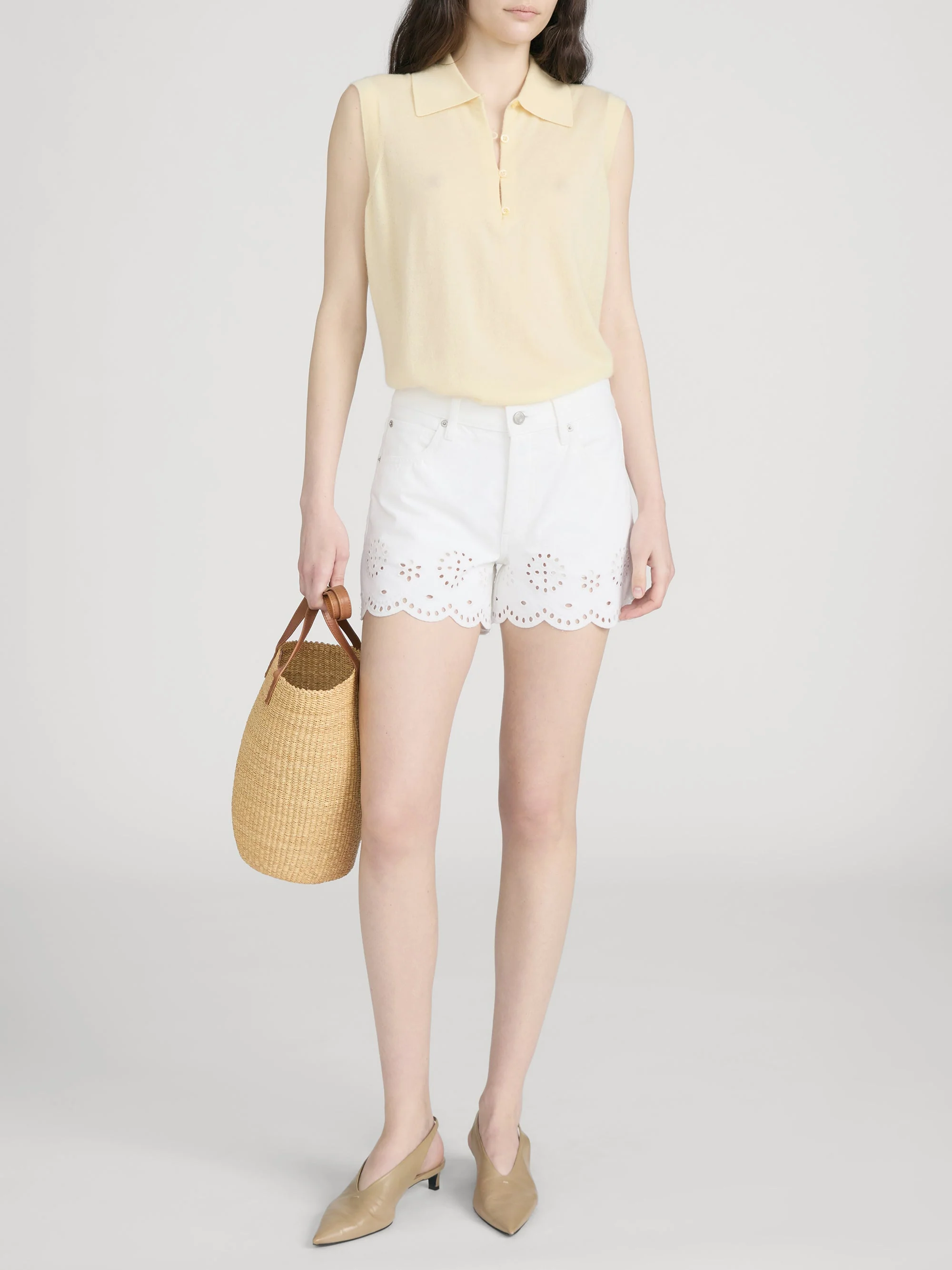FRAME - The Eyelet Hang Short Long - Image 2