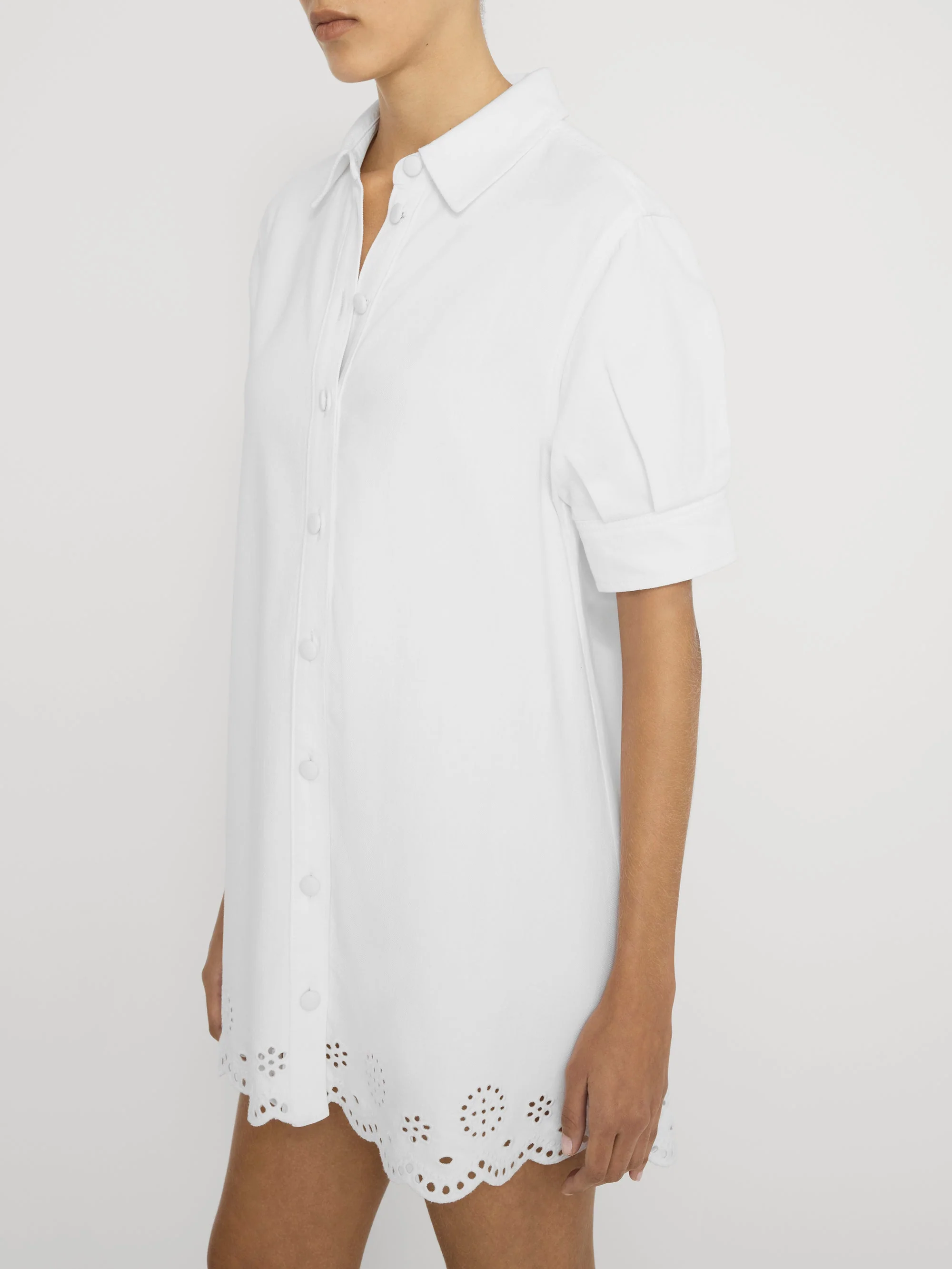 FRAME - The Eyelet Play Dress - Image 4