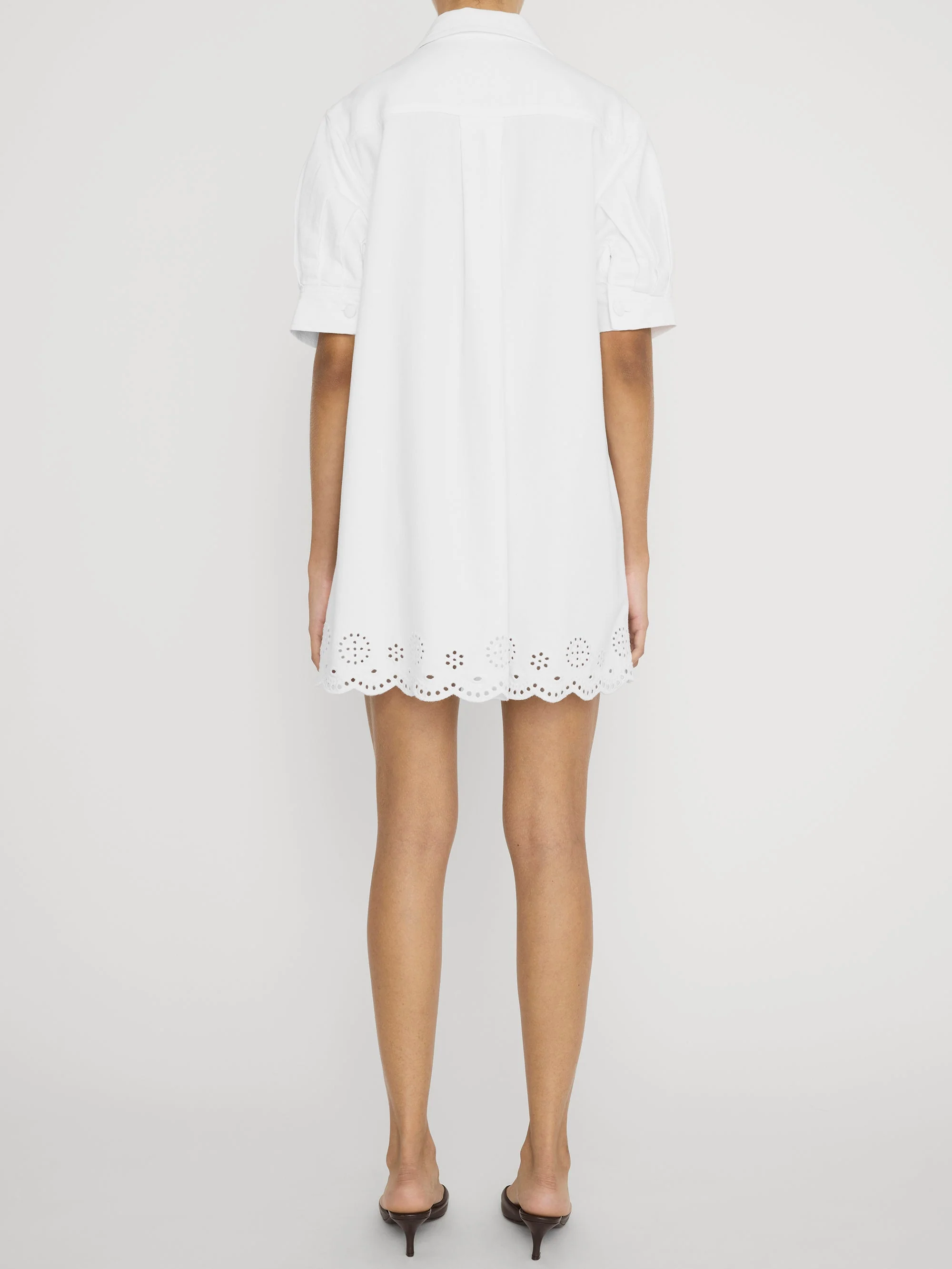 FRAME - The Eyelet Play Dress - Image 6