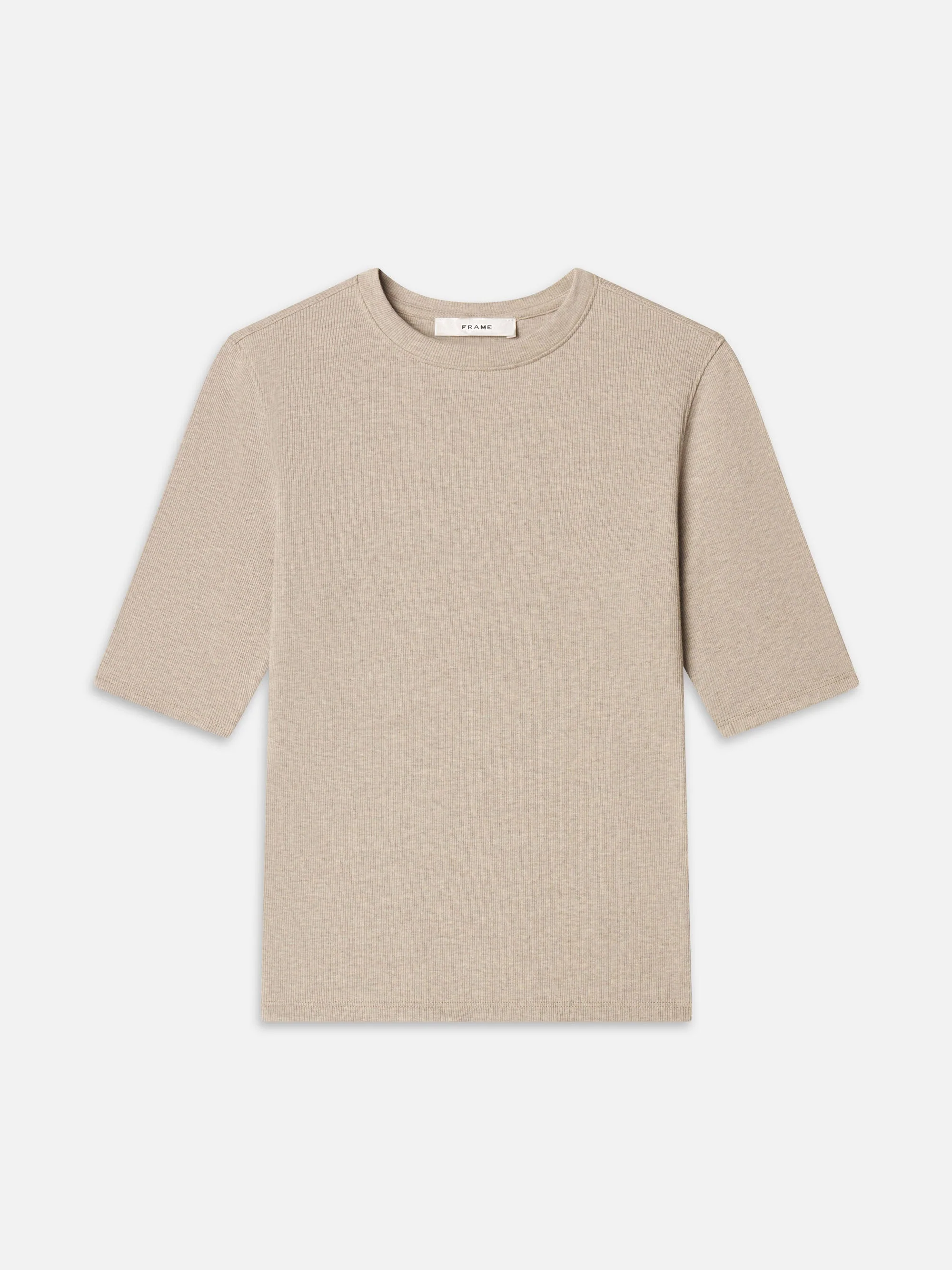 FRAME - The Heather Rib Crew Tee