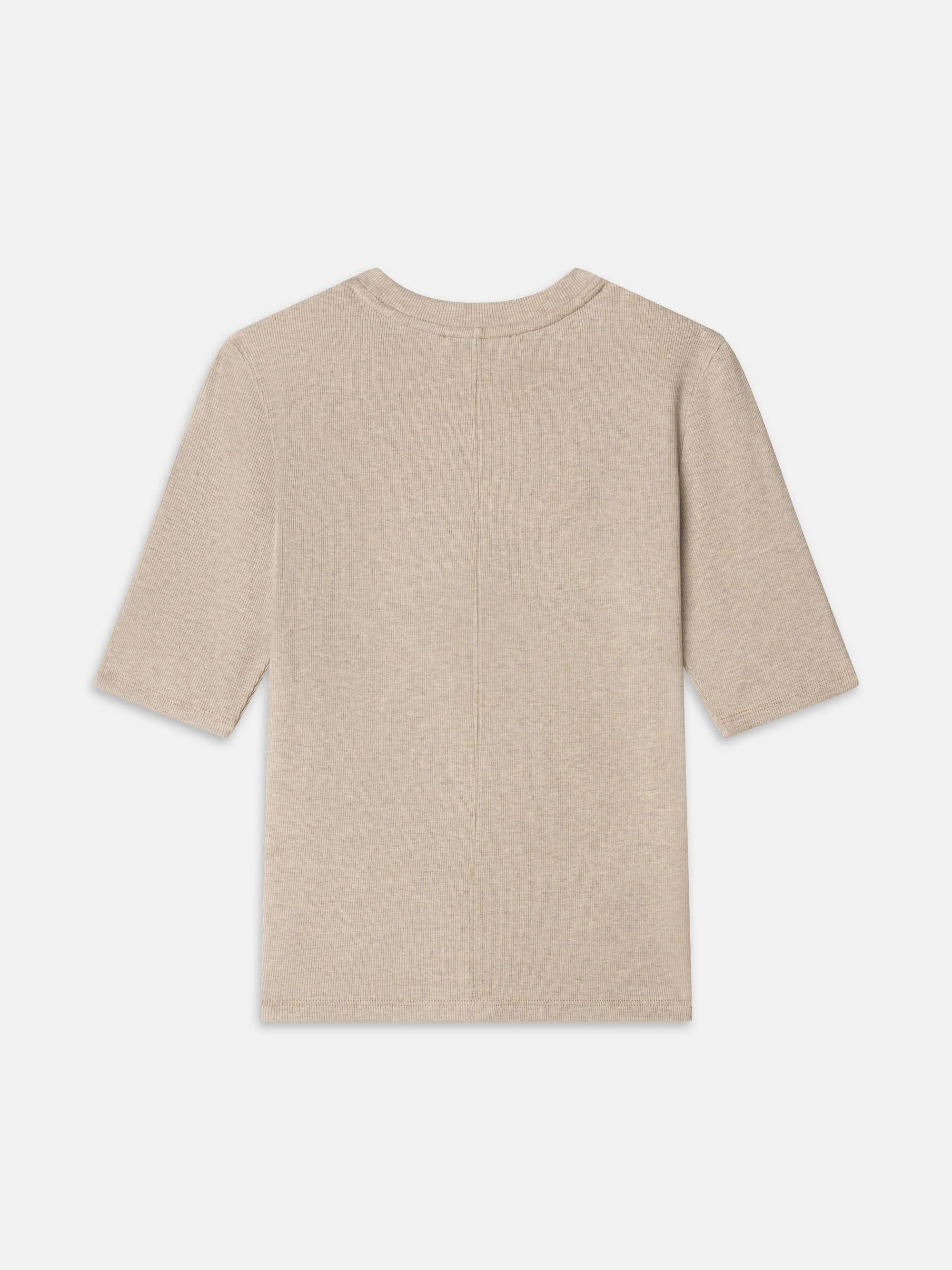 FRAME - The Heather Rib Crew Tee - Image 2