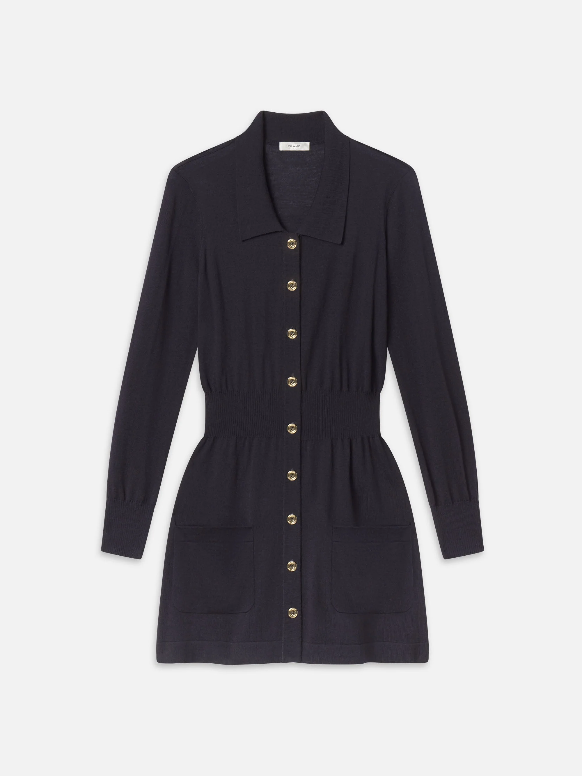 FRAME - The Knit Polo Dress