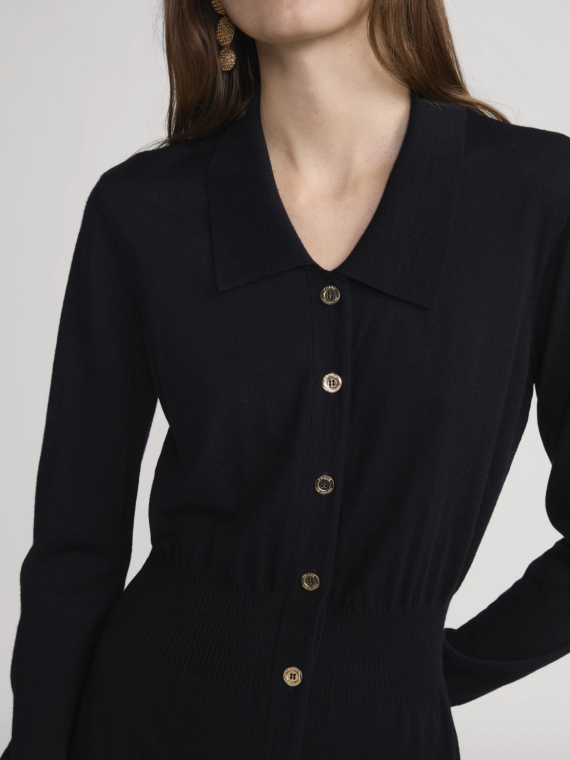 FRAME - The Knit Polo Dress - Image 3