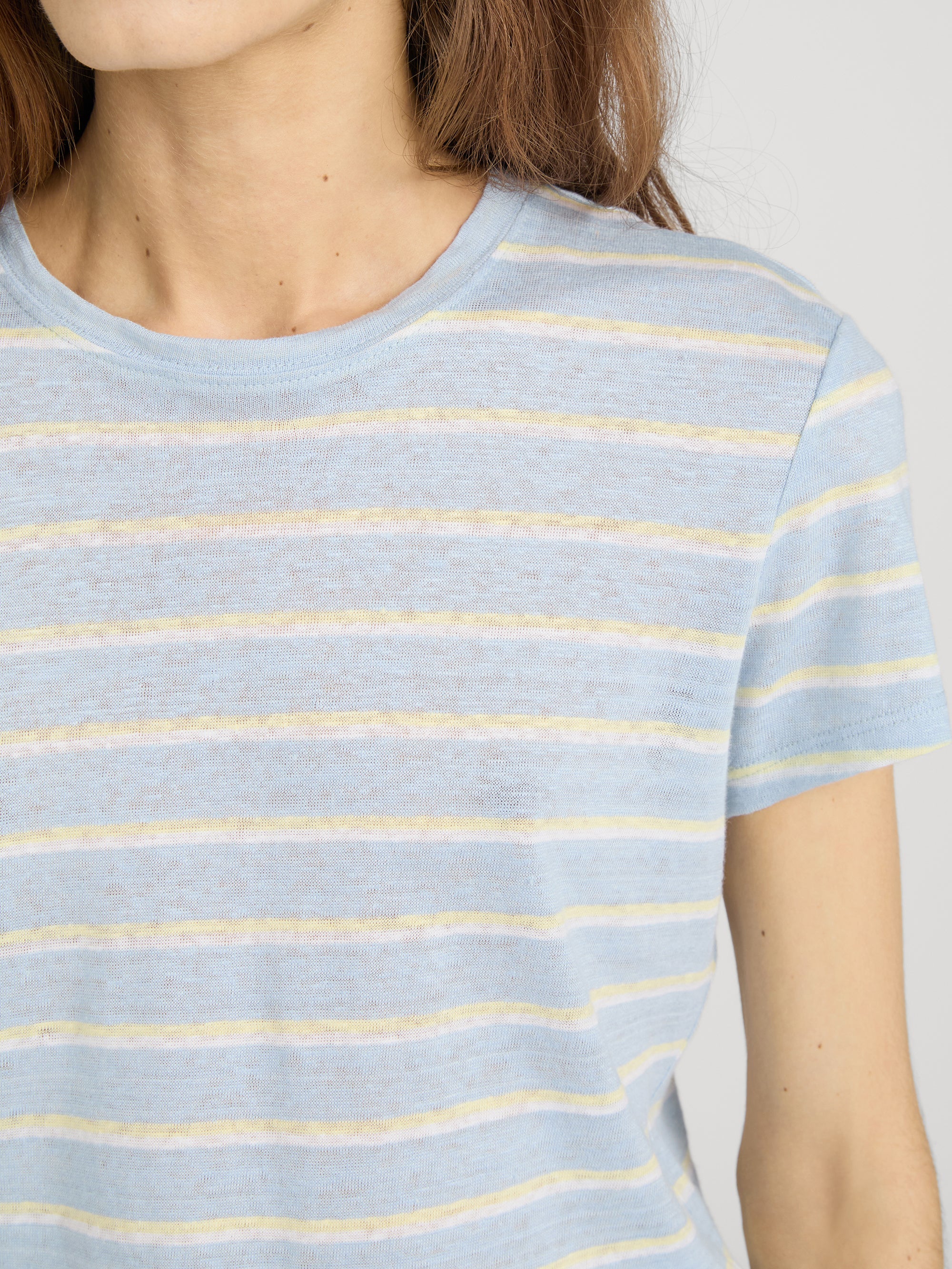 FRAME - The Linen Baby Tee - Image 5
