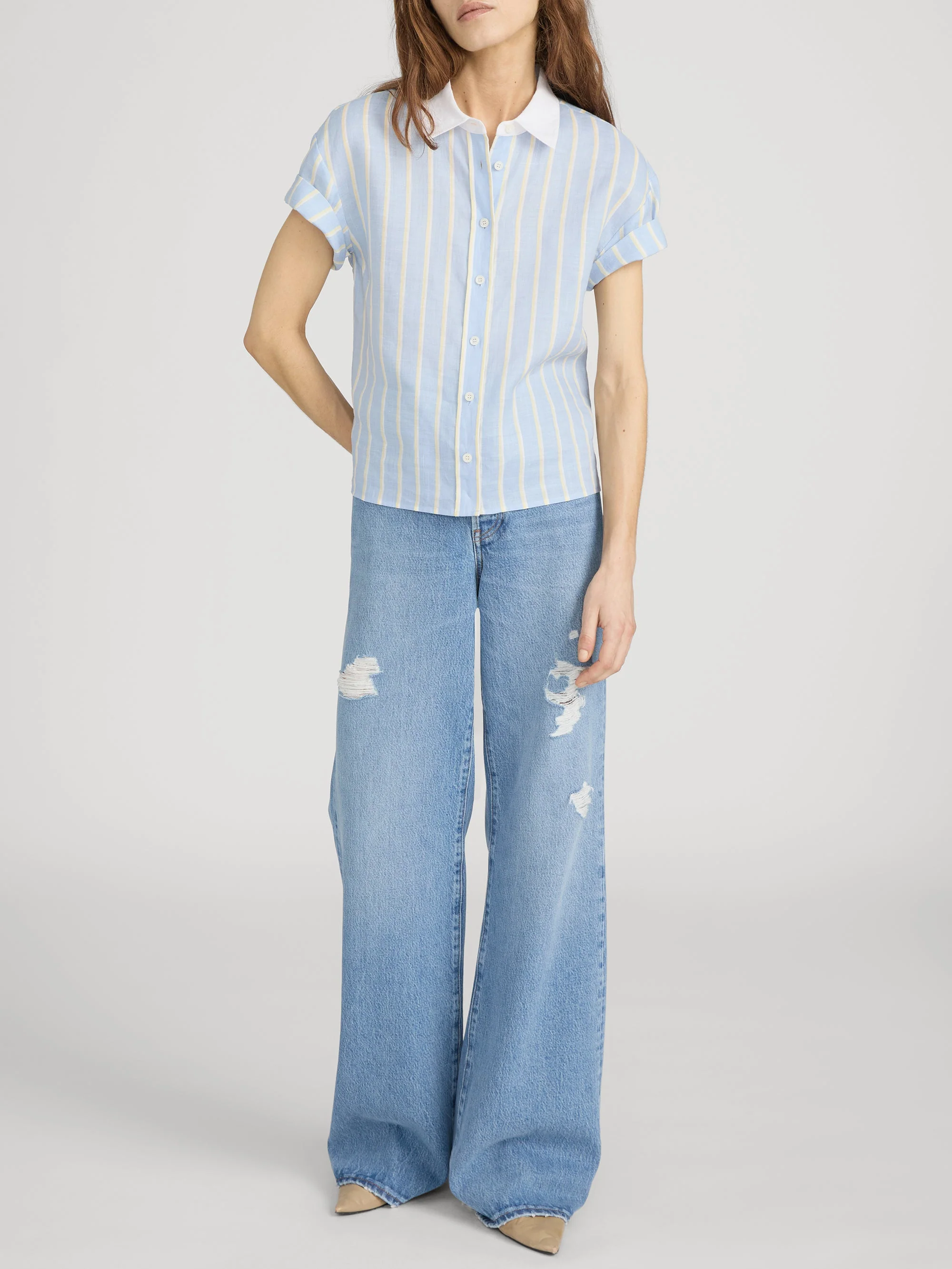 FRAME - The Linen Boardwalk Shirt - Image 2