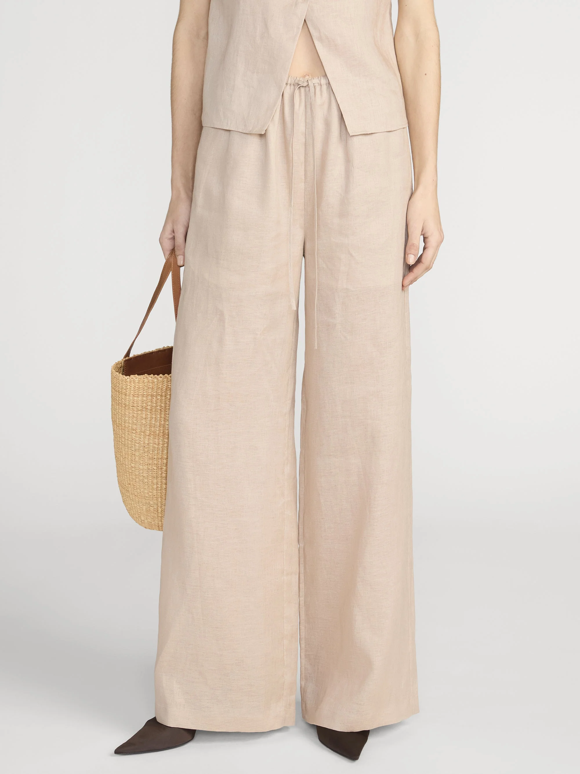 FRAME - The Linen Lounge Pant - Image 3