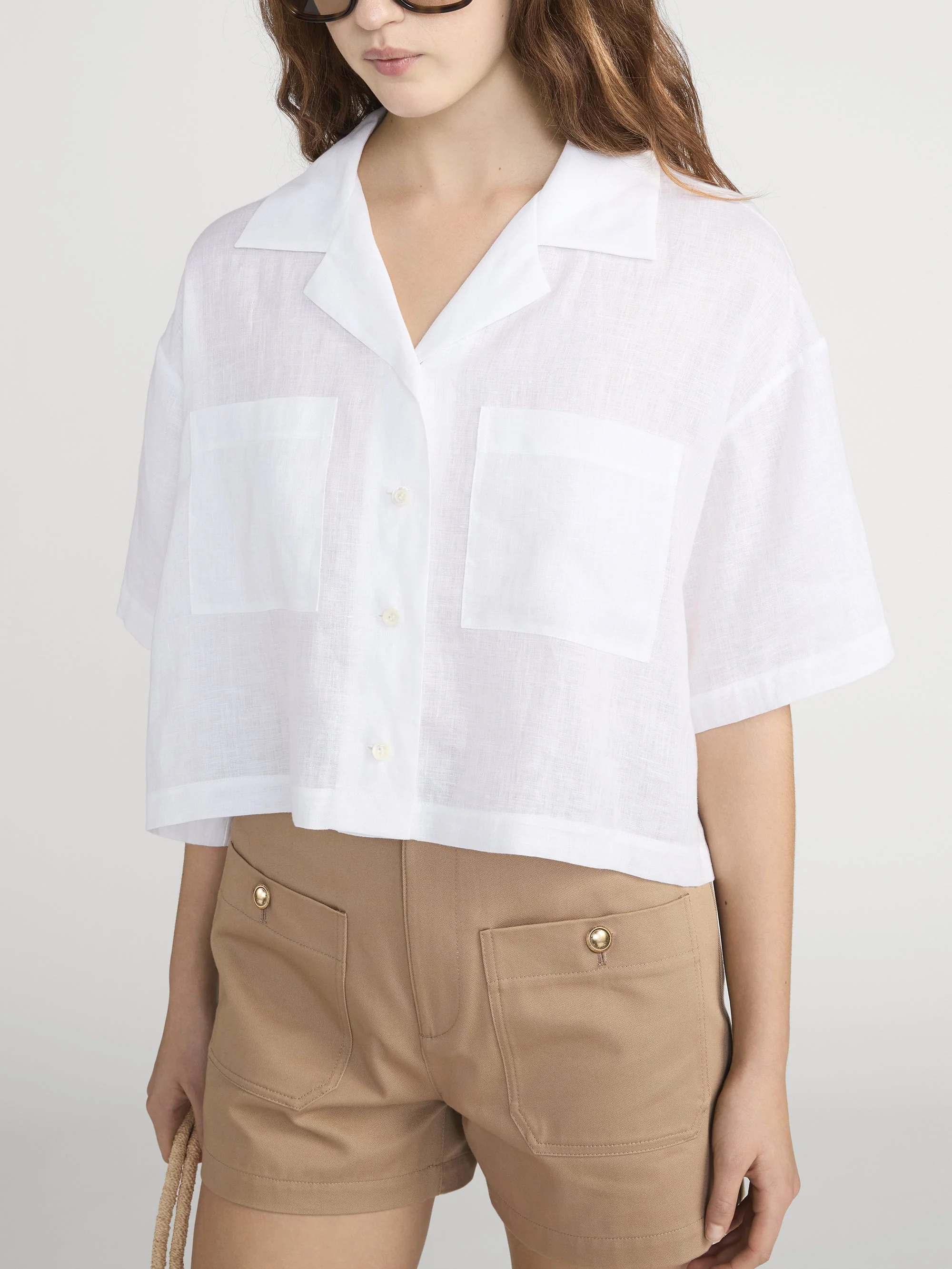 FRAME - The Linen Pocket Shirt - Image 4