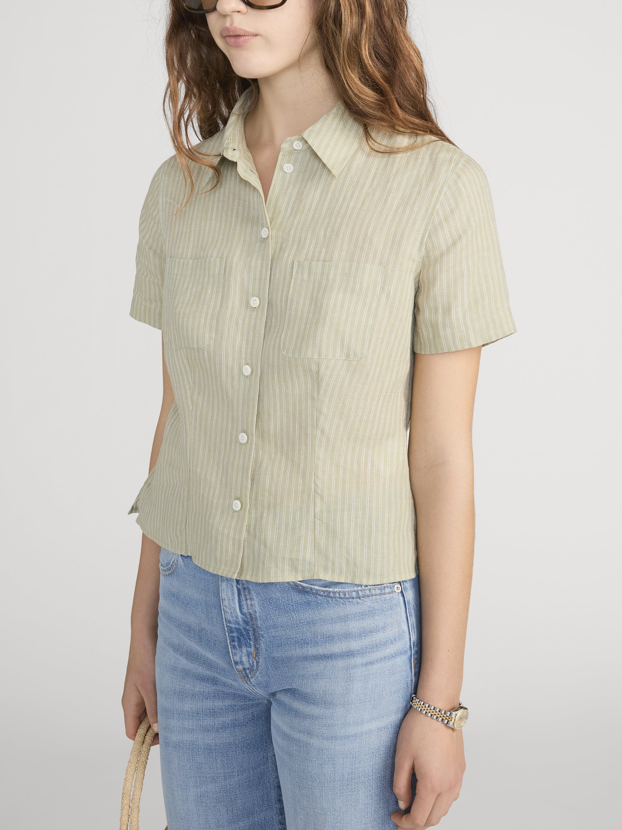 FRAME - The Linen Seaside Shirt - Image 4