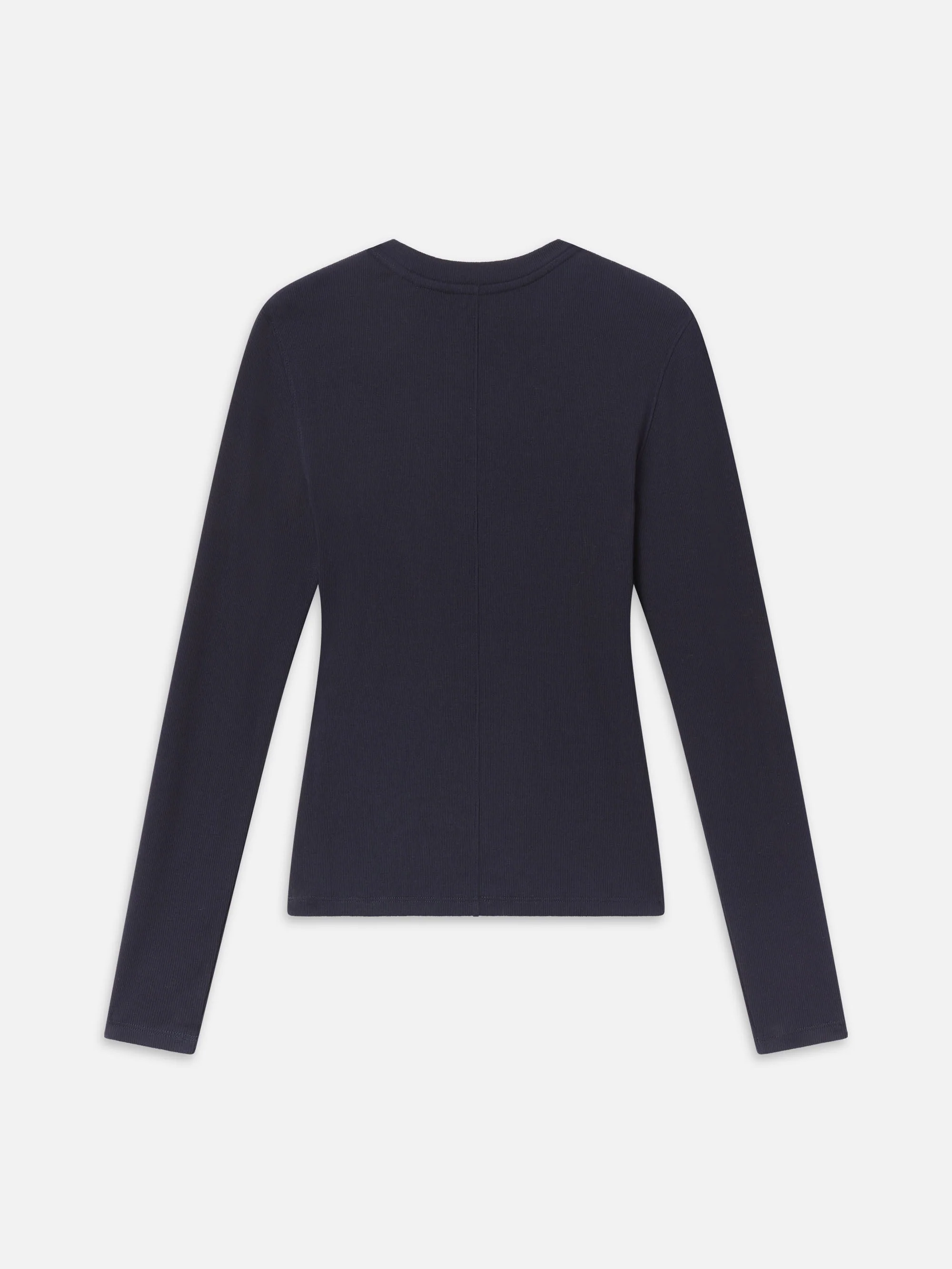 FRAME - The Long Sleeve Rib Crew - Image 3